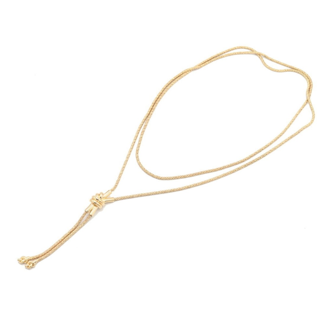 Bottega Veneta Knot Necklace 844731, Ag925 Sterling Silver with Gold Finish, Long Pendant for Women: --- Catalog ---Category: SizeNeck Circumference: 140 cm / 55.11''Category: DesignColor: GoldGender: WomenMaterial: Sterling silver 925Pendant Type: PendantNecklace Type: NecklaceCategory: GeneralMPN: