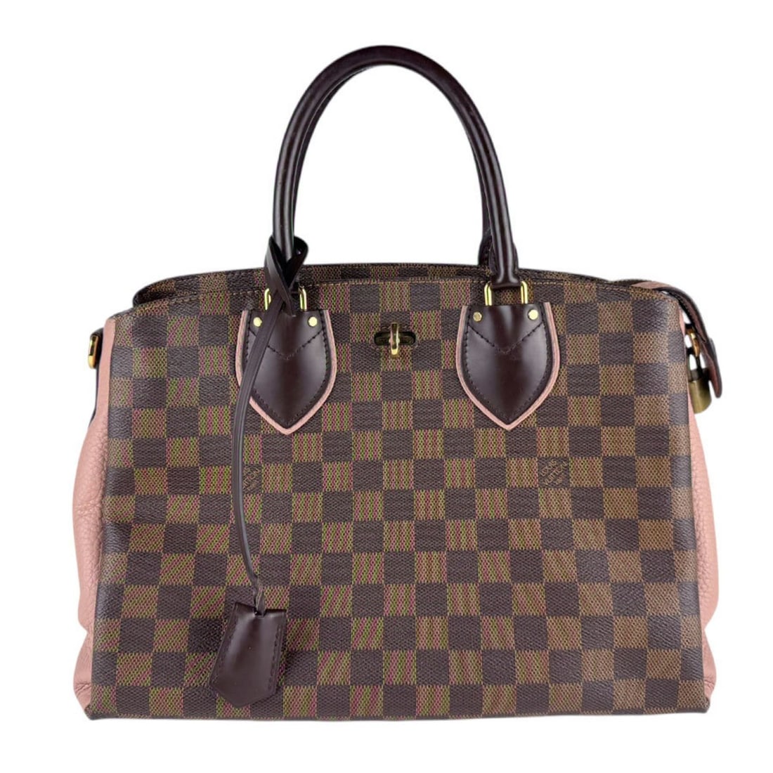 Louis Vuitton Damier Normandy Magnolia Handbag in Canvas, Women's, N41488 z7910: --- Catalog ---Category: SizeSize (HxWxD): 24cm x 36cm x 16cm / 9.44'' x 14.17'' x 6.29''Category: DesignType: HandbagColor: Damier Canvas, MagnoliaGender: WomenMaterial: Damier Canvas Category: Gener