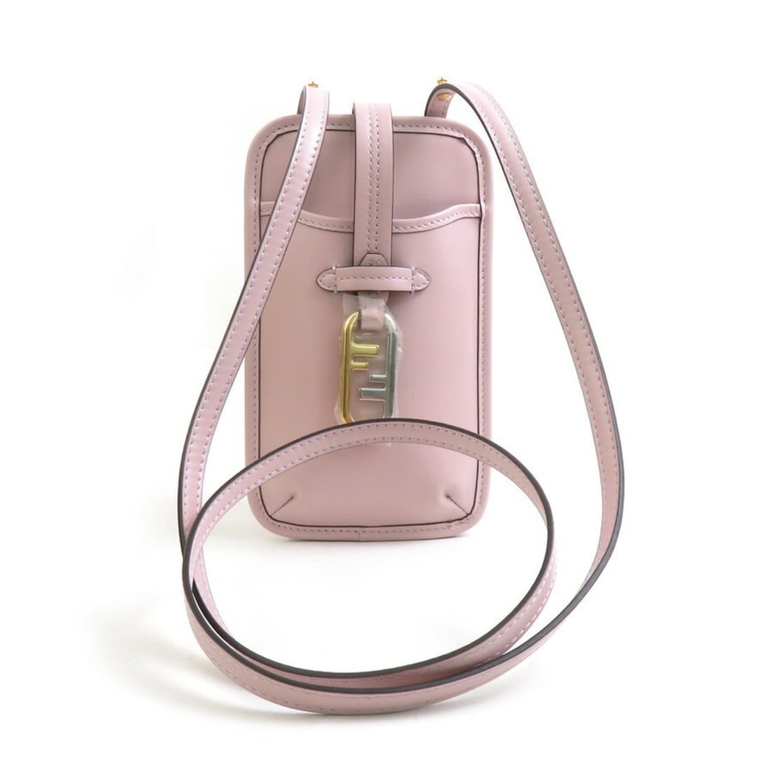 Fendi FENDI smartphone case/holder, leather, pink, women's, 7AS131 AHM0 r10922a: --- Catalog ---Category: DesignType: Pouch/sleeveColor: PinkMaterial: LeatherCategory: GeneralMPN: 7AS131 AHM0Brand: FendiCountry of Origin: ItalyCategory: Physical PropertiesSize (HxWxD): 19cm x 11cm