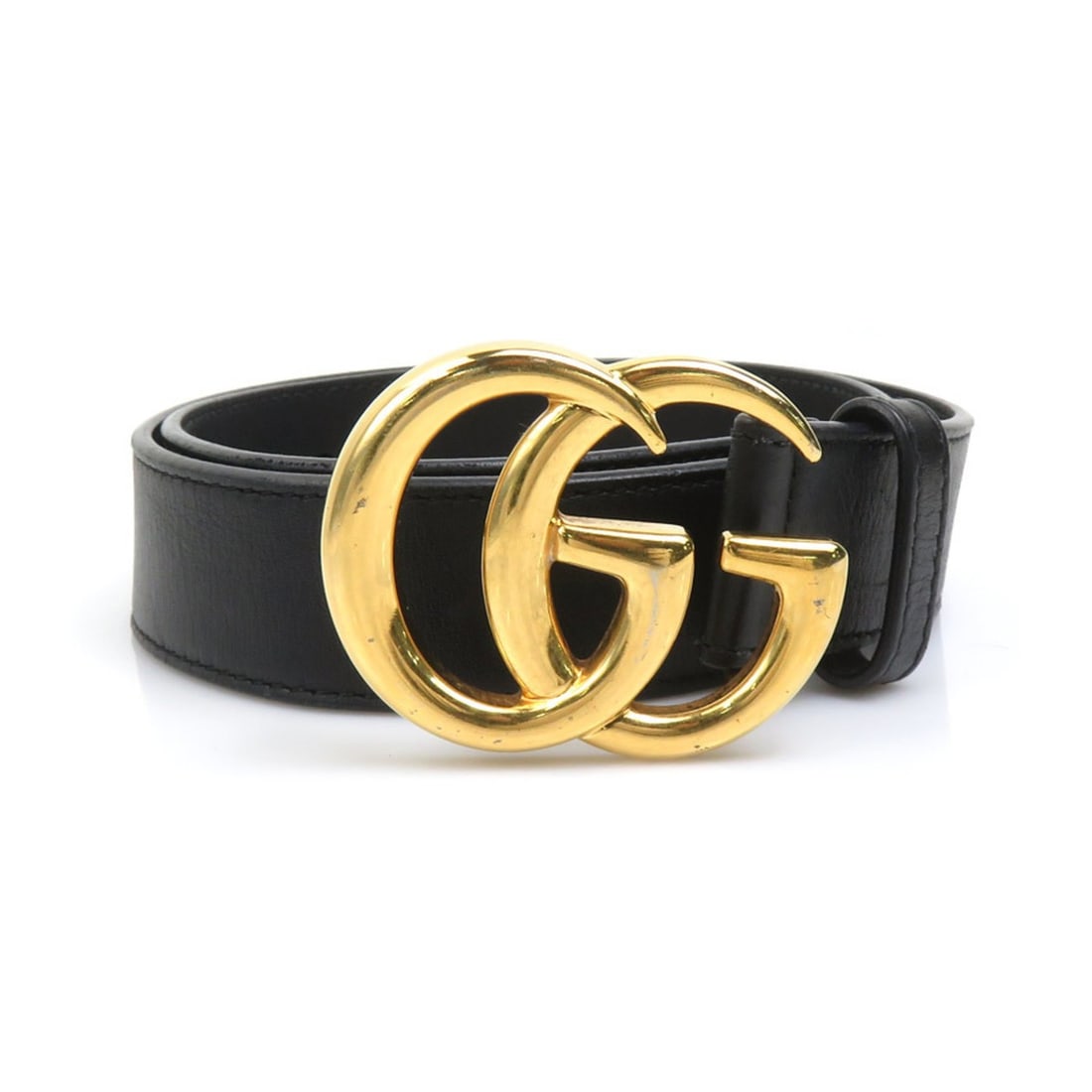 Gucci GG Marmont Leather Belt, Black, Unisex, 414516 r10912j: --- Catalog ---Category: SizeLength: 65cm - 75cm / 25.59'' - 29.52''Category: DesignType: Standard beltColor: BlackGender: Men,WomenMaterial (Strap): Leather Category: GeneralMPN: 414516Brand: GucciCo
