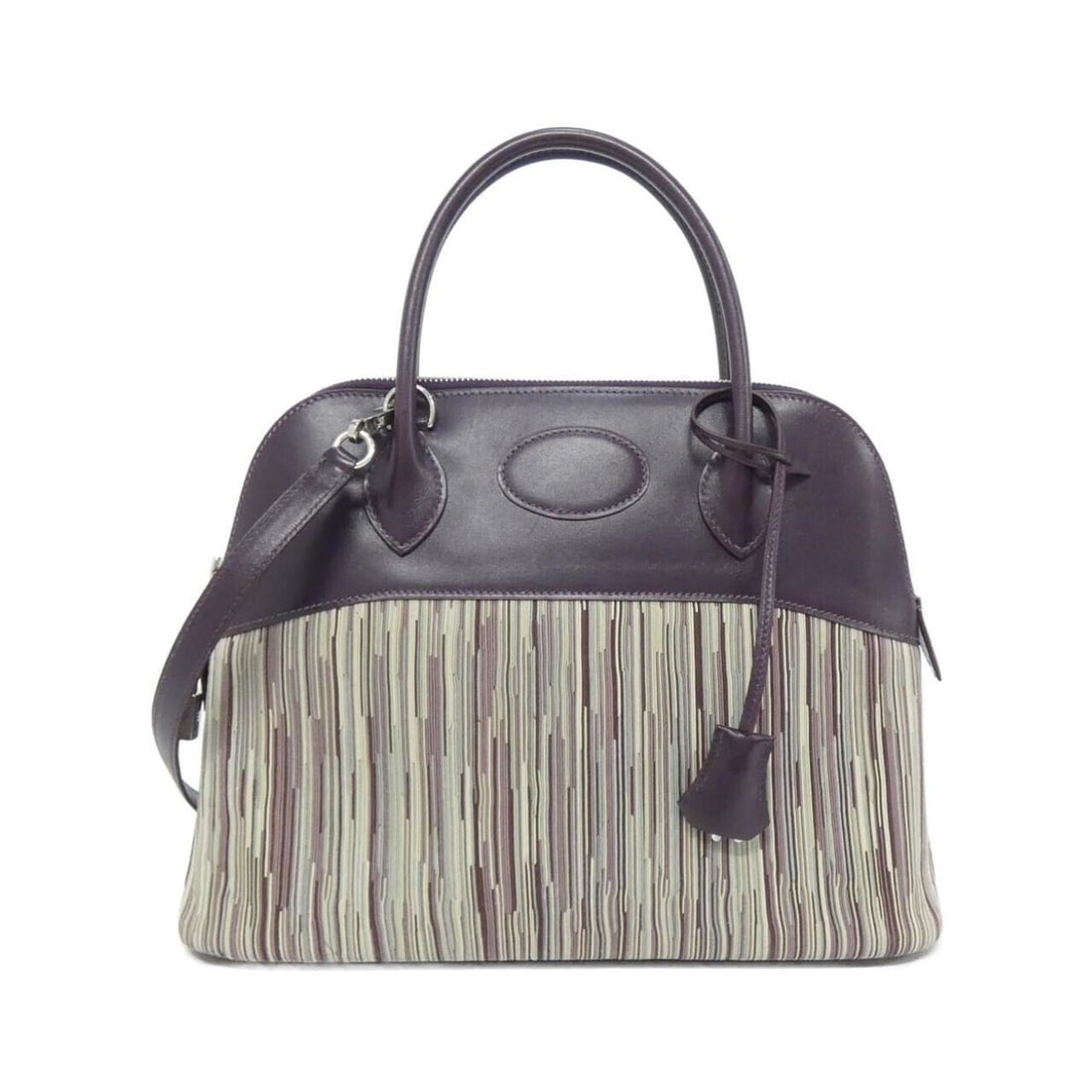 Hermes Hermès Bolide 31cm 049367CK Handbag: --- Catalog ---Category: SizeSize (HxWxD): 23cm x 31cm x 12cm / 9.05'' x 12.2'' x 4.72''Category: DesignType: HandbagColor: RaisinGender: WomenMaterial: Vibrato leather , Box calf leather Hardware Col