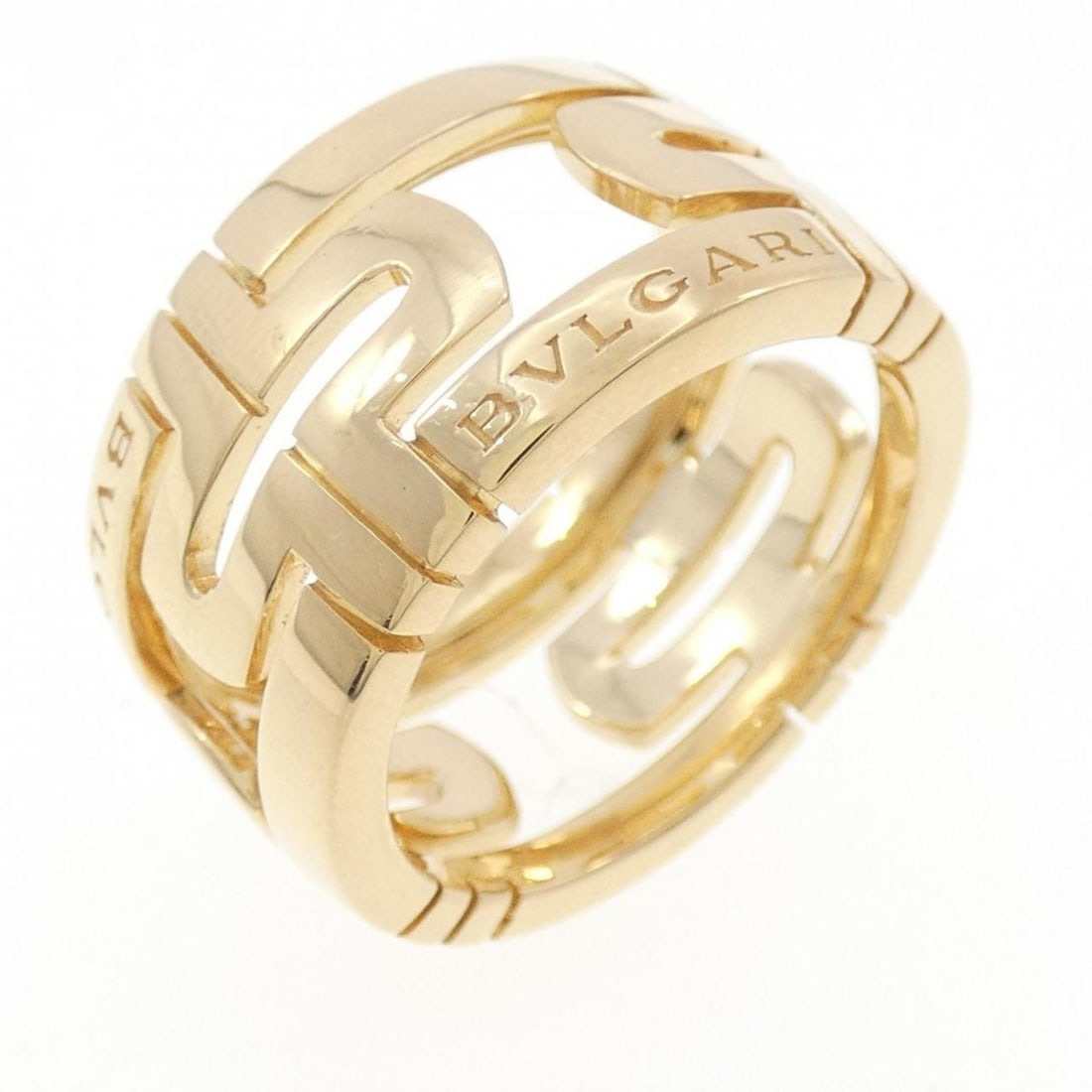 Bvlgari Parentesi Large Ring: --- Catalog ---Category: SizeJP Size: 11US Size: 52Category: DesignColor: Yellow goldGender: WomenMaterial: Yellow goldCategory: GeneralMPN: AN853961Brand: Bvlgari--- Item List ---Section: ConditionRa