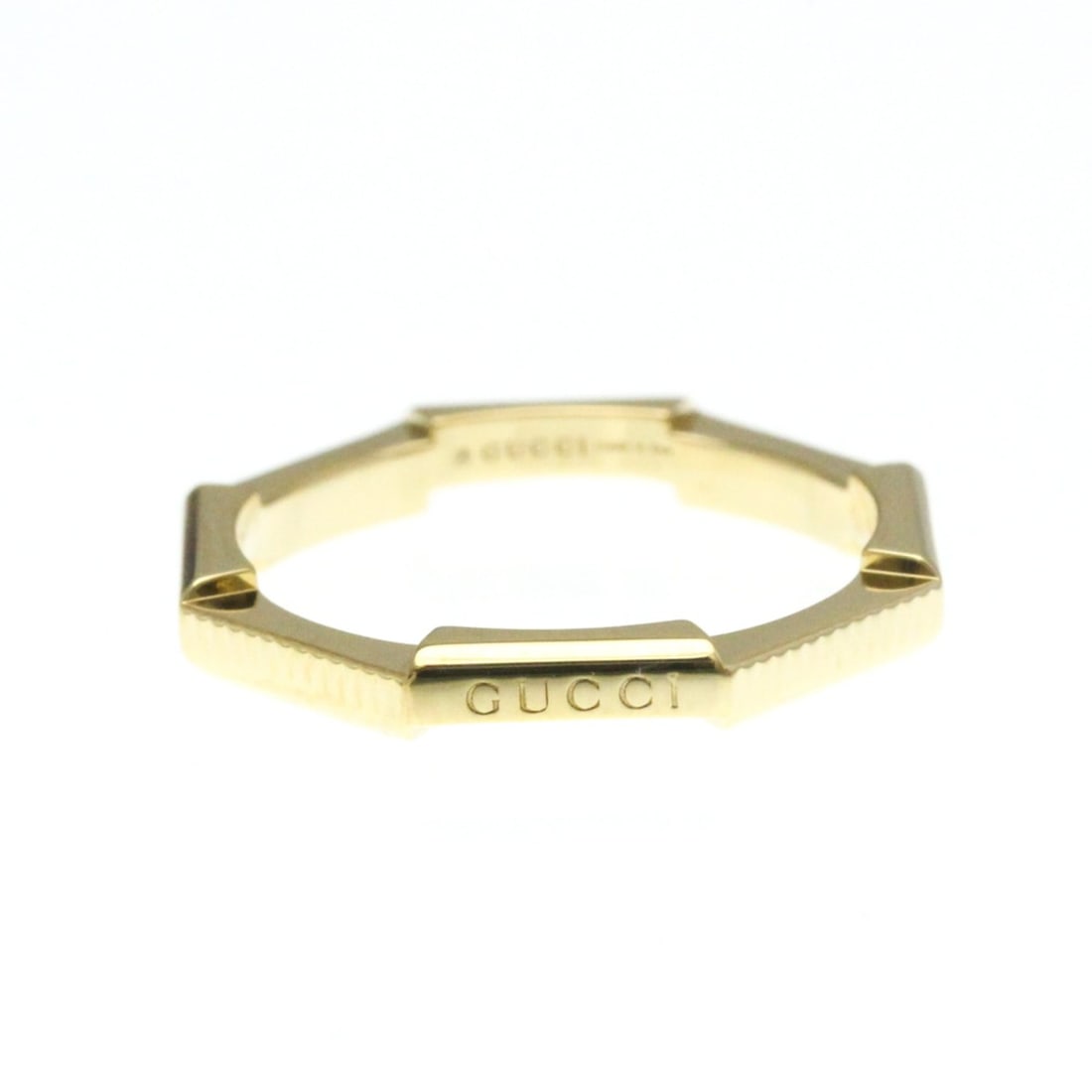 Gucci Link To Love Ring Yellow Gold (18K) Fashion No Stone Band Ring Gold (1 of 20)