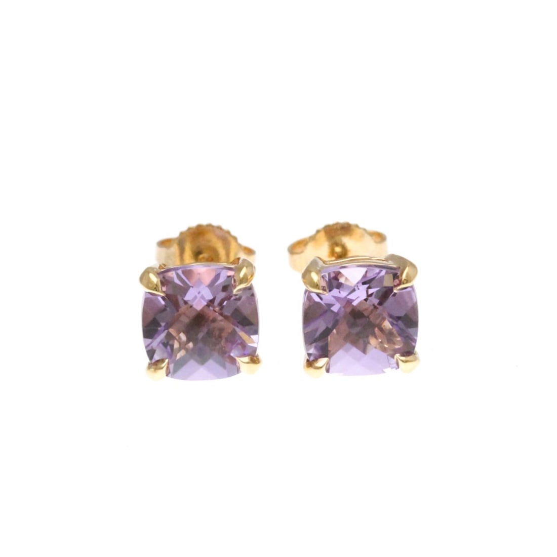 Tiffany Sparkler Earrings Amethyst Amethyst Pink Gold (18K) Stud Earrings Pink Gold: --- Catalog ---Category: SizeWeight: 3.9g / 0.13oz.Size (HxWxD): 8.10mm x 8.10mm / 0.32'' x 0.32''Category: DesignType: Stud earringsColor: Pink goldMetal: GoldStone: AmethystStyle: FashionGender: Men