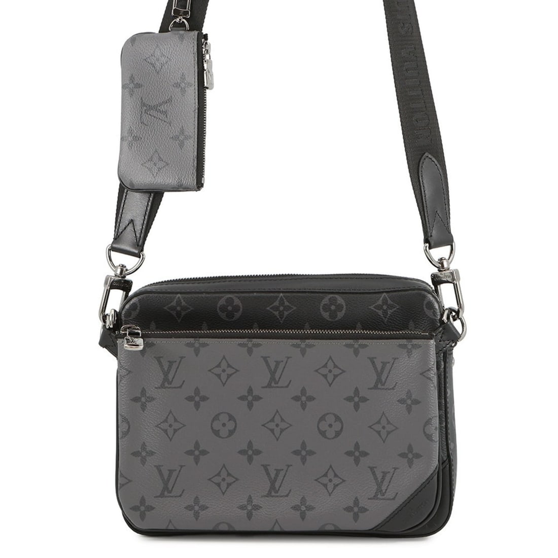 Louis Vuitton Monogram Eclipse Reverse Trio Shoulder Bag M69443 Black (1 of 15)