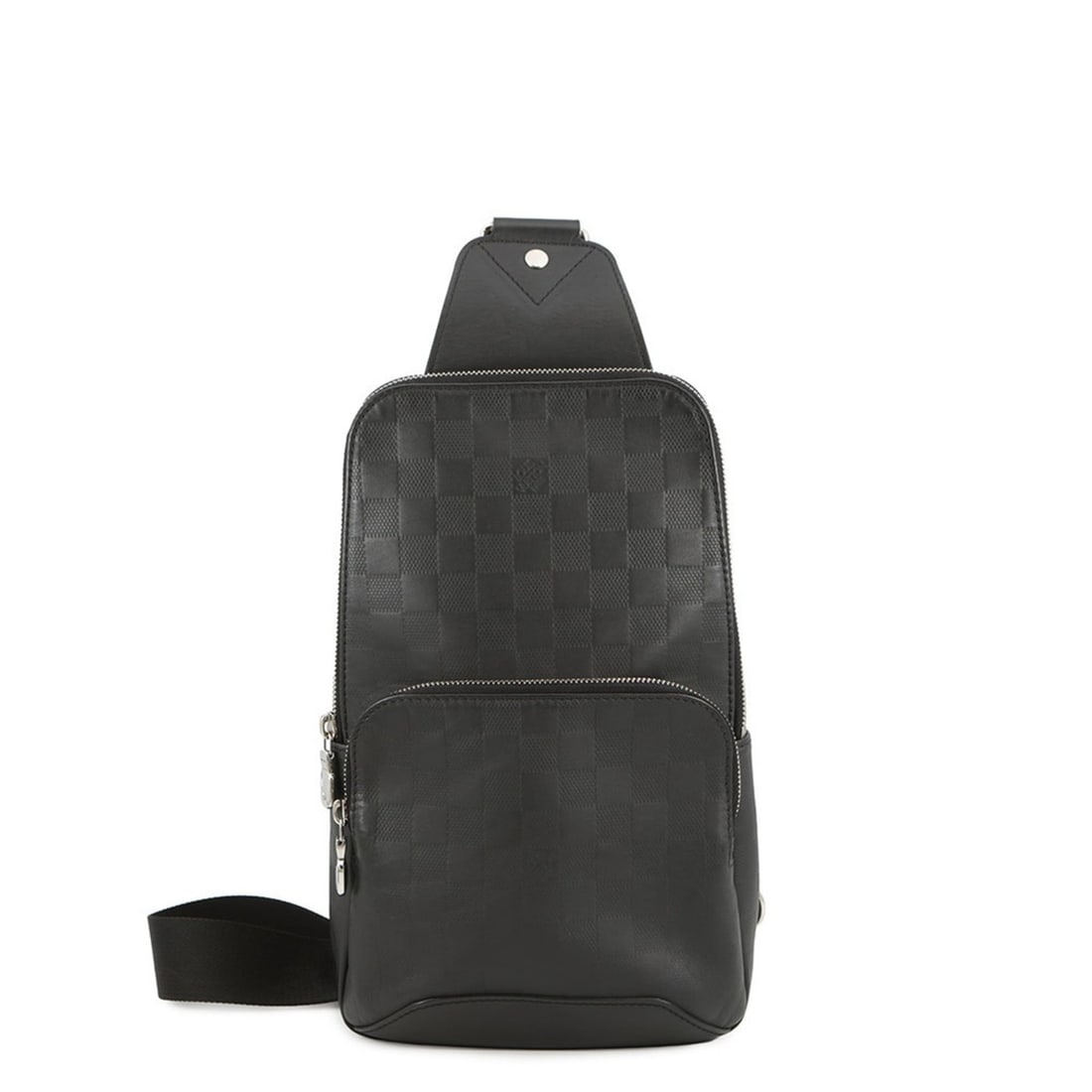 Louis Vuitton Damier Infini Avenue Sling Bag N41720 Black: --- Catalog ---Category: SizeSize (HxWxD): 30.5cm x 18.5cm x 7cm / 12'' x 7.28'' x 2.75''Category: DesignType: Sling bagColor: Black, Damier Canvas, Infini, OnyxGender: Men,WomenMaterial: Damier Infin