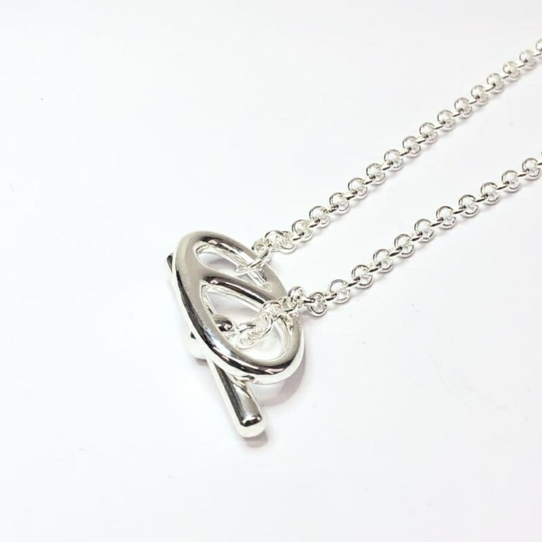 HERMES Chaine d'Ancre Punk Necklace 42 SV925 Hermes: --- Catalog ---Category: SizeNeck Circumference: 42 cm / 16.53''Category: DesignColor: SilverGender: WomenMaterial: Silver 925Necklace Type: NecklaceCategory: GeneralBrand: Hermes--- Item List ---Sect