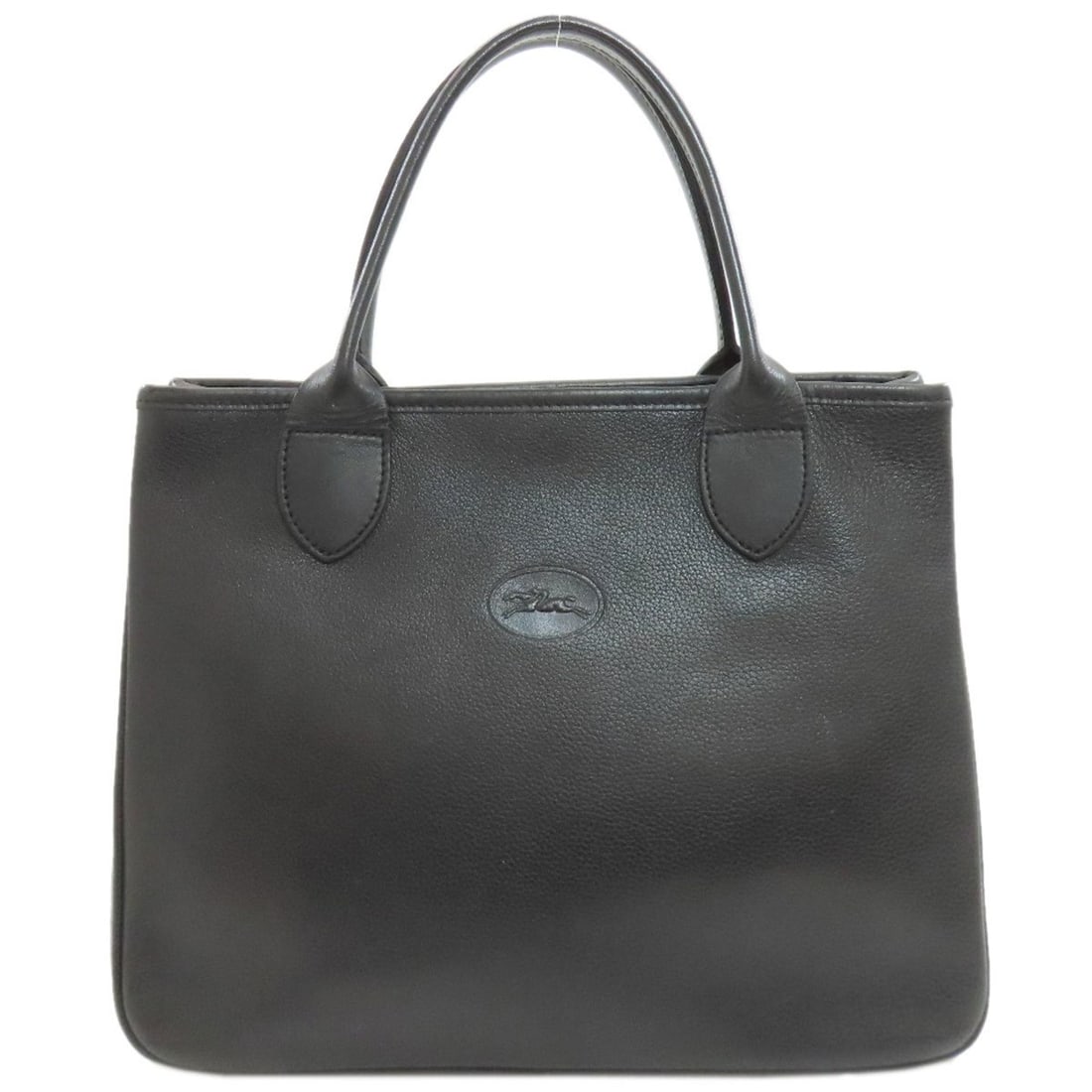 Longchamp logo handbag leather women's (1 of 20)