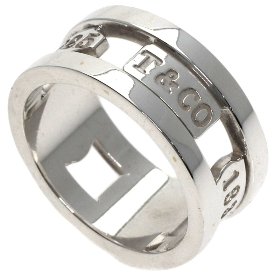 Tiffany 1837 Element Ring, Silver, Women's, TIFFANY & Co.: --- Catalog ---Category: SizeJP Size: 15.5US Size: 7.5Category: DesignType: Band ringGender: WomenMaterial: SilverCategory: GeneralBrand: Tiffany--- Item List ---Section: ConditionRanking: Rank A Used