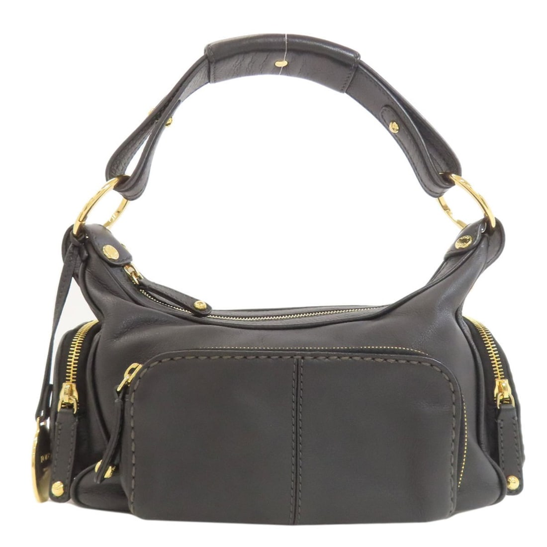 Tod's one-shoulder shoulder bag leather women's TODS: --- Catalog ---Category: SizeSize (HxWxD): 14cm x 25cm x 13cm / 5.51'' x 9.84'' x 5.11''Category: DesignType: Shoulder bagColor: BlackGender: WomenMaterial: Leather Category: GeneralBrand: Tod's--- It