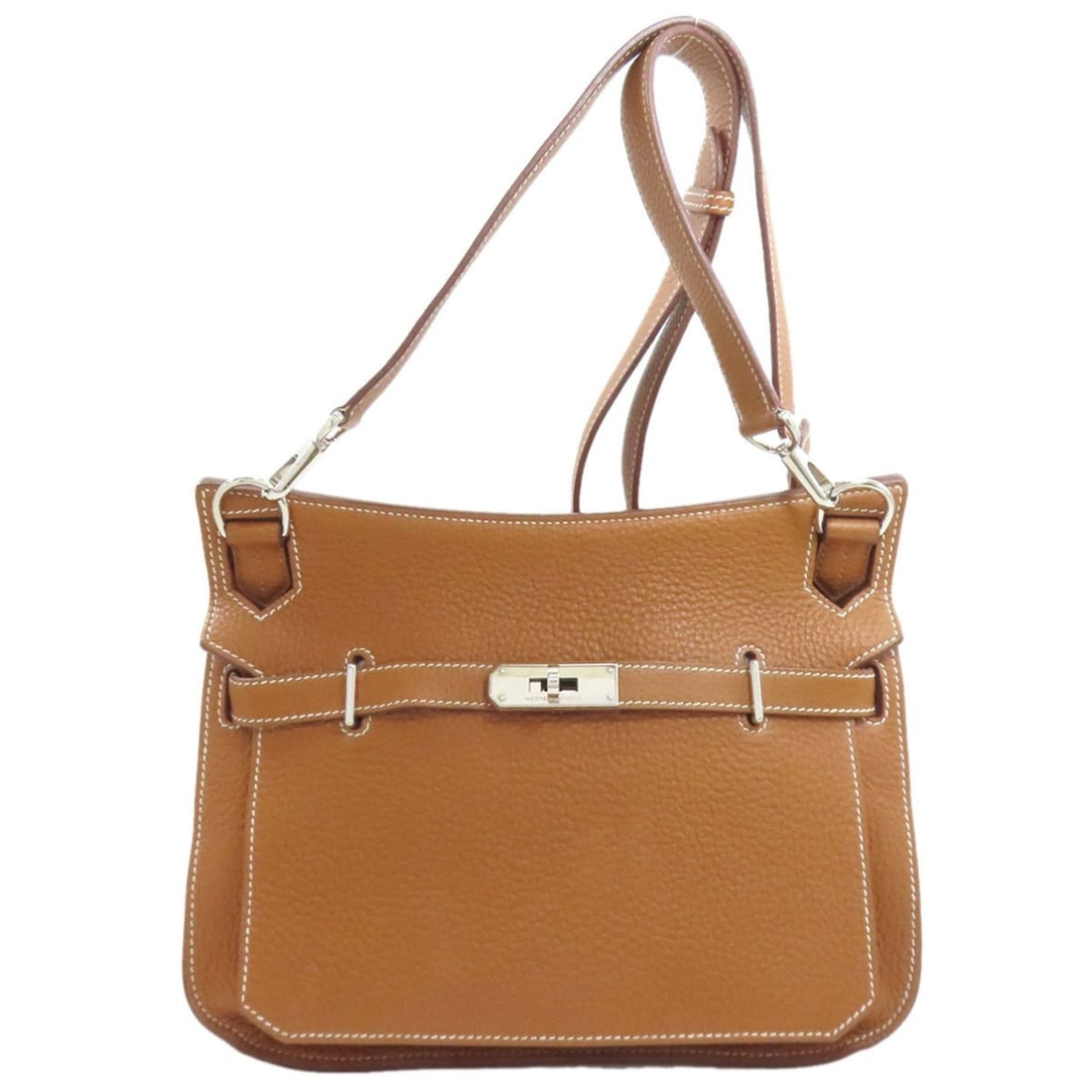 Hermès Gypsiere 28 Shoulder Bag in Taurillon, Gold with Silver Hardware, Women's, HERMES: --- Catalog ---Category: SizeSize (HxWxD): 22cm x 27cm x 12cm / 8.66'' x 10.62'' x 4.72''Category: DesignType: Shoulder bagColor: GoldGender: WomenCategory: GeneralBrand: Hermes--- Item List ---Sectio