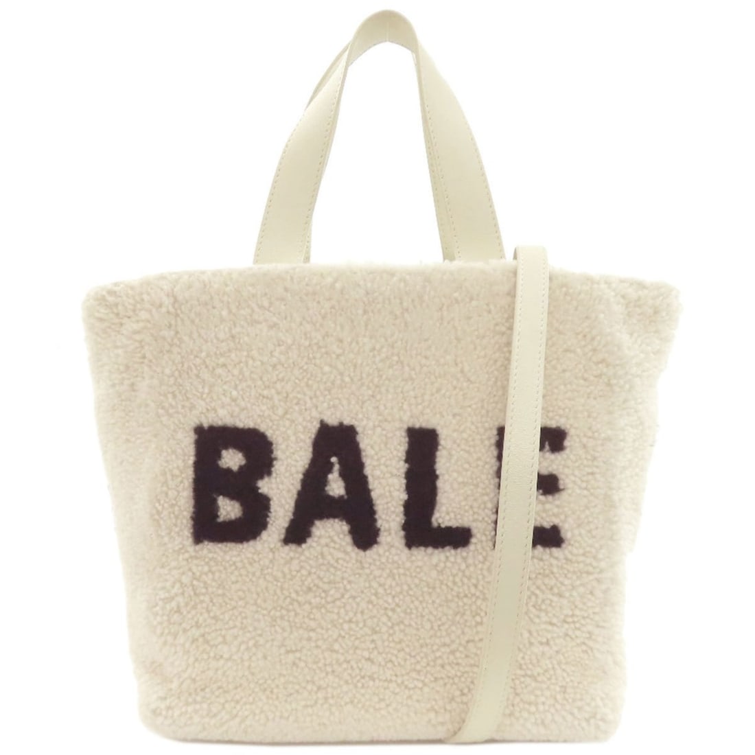 Balenciaga 532873 Shearling 2-Way Handbag in Mouton for Women: --- Catalog ---Category: SizeSize (HxWxD): 24cm x 33cm x 13cm / 9.44'' x 12.99'' x 5.11''Category: DesignType: HandbagColor: WhiteGender: WomenMaterial: Leather Leather/Fur Type: MoutonCategory: Gener
