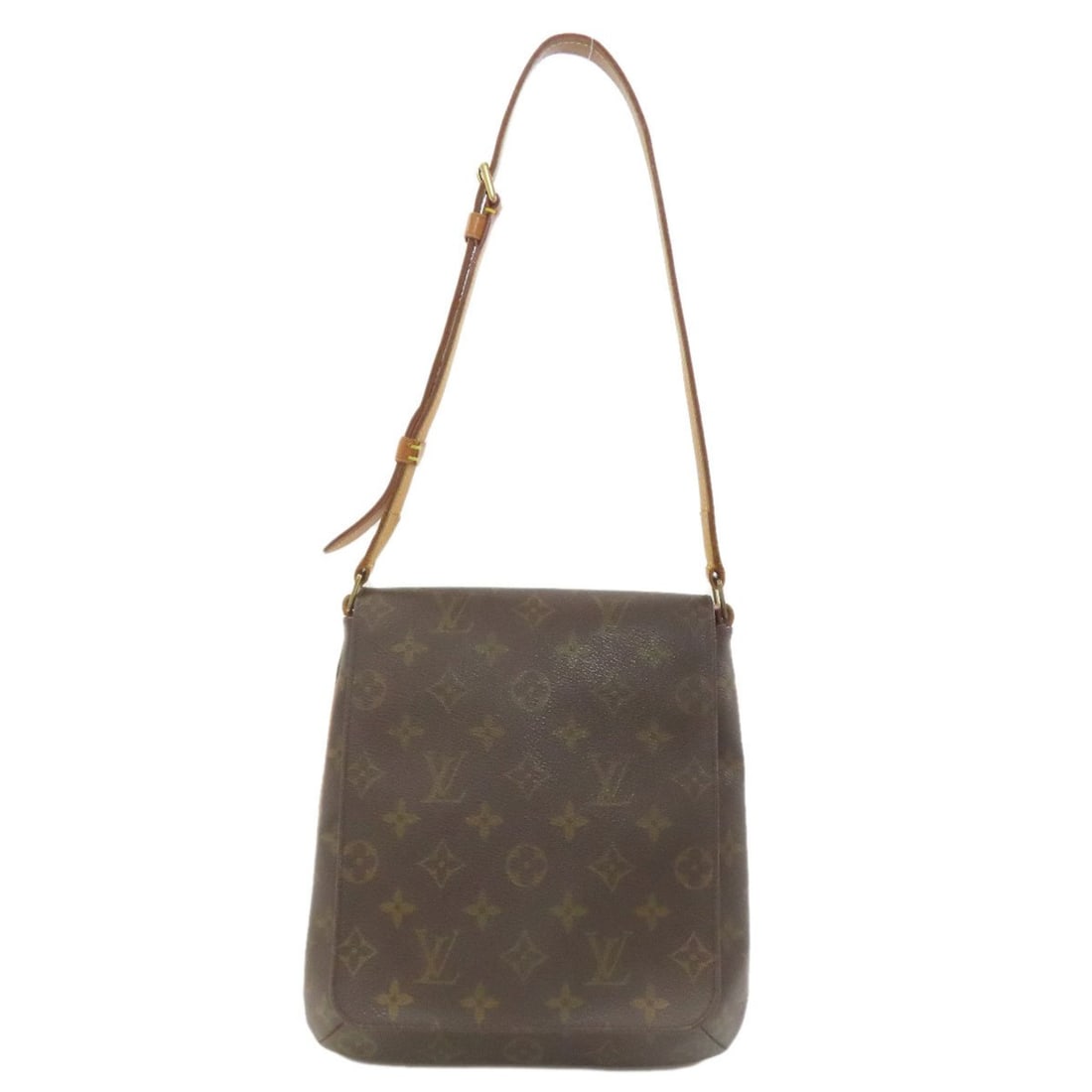 Louis Vuitton M51258 Musette Salsa Short Shoulder Bag in Monogram Canvas for Women: --- Catalog ---Category: SizeSize (HxWxD): 23cm x 22cm x 6cm / 9.05'' x 8.66'' x 2.36''Category: DesignType: Shoulder bagColor: MonogramGender: WomenMaterial: Monogram Category: GeneralMPN: M51258Bran