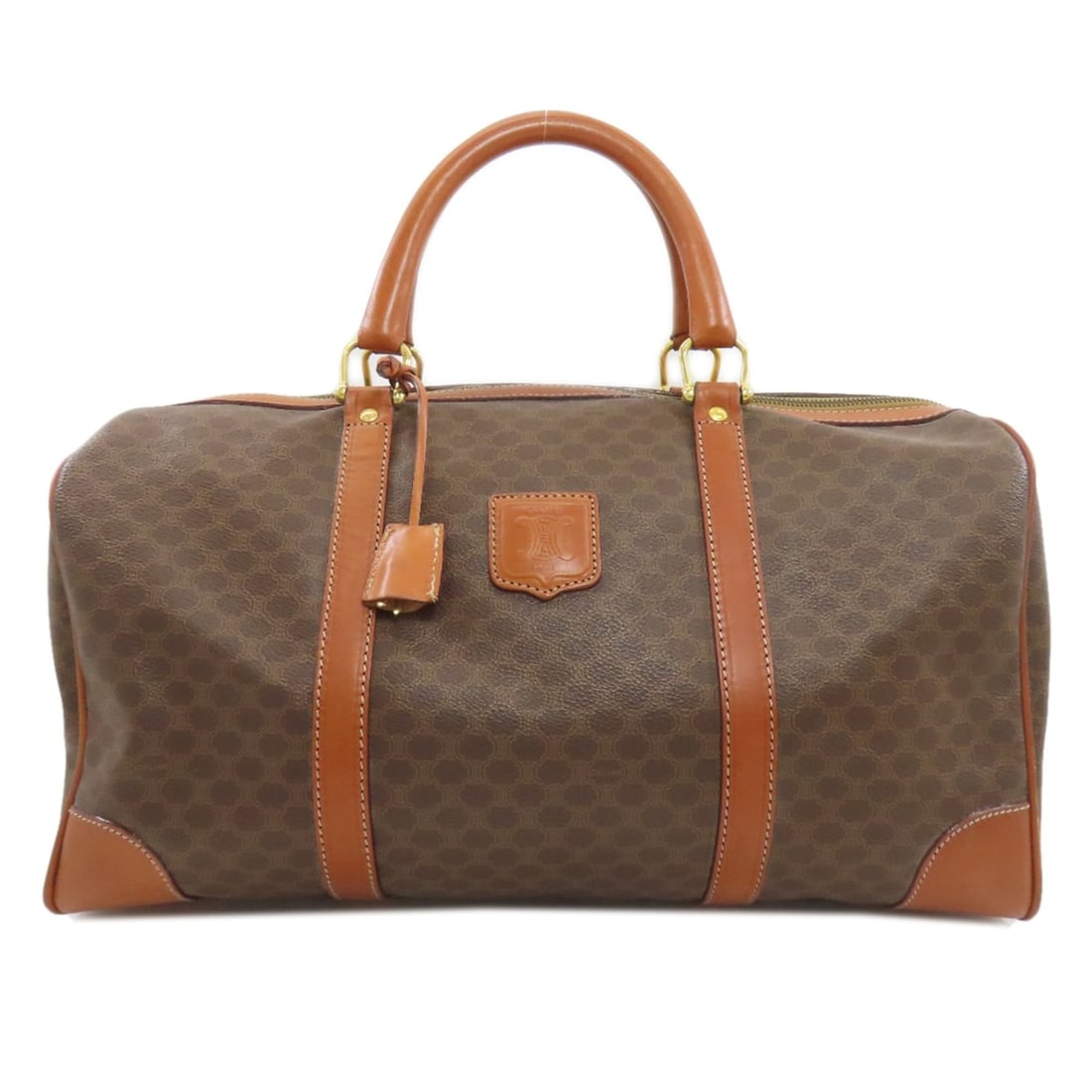 Celine Macadam Boston Bag in PVC for Women: --- Catalog ---Category: SizeSize (HxWxD): 20cm x 40cm x 20cm / 7.87'' x 15.74'' x 7.87''Category: DesignType: Boston bagColor: BrownGender: WomenMaterial: PVC Category: GeneralBrand: Celine--- Item L