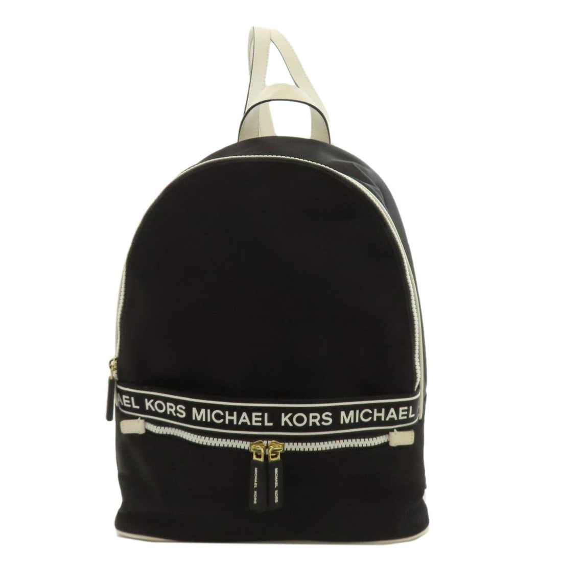 Michael Kors Kenley Backpack/Daypack, Nylon Material, Women's,: --- Catalog ---Category: SizeSize (HxWxD): 35cm x 28cm x 12cm / 13.77'' x 11.02'' x 4.72''Category: DesignType: BackpackColor: BlackGender: WomenMaterial: Nylon Category: GeneralBrand: Michael Kors---