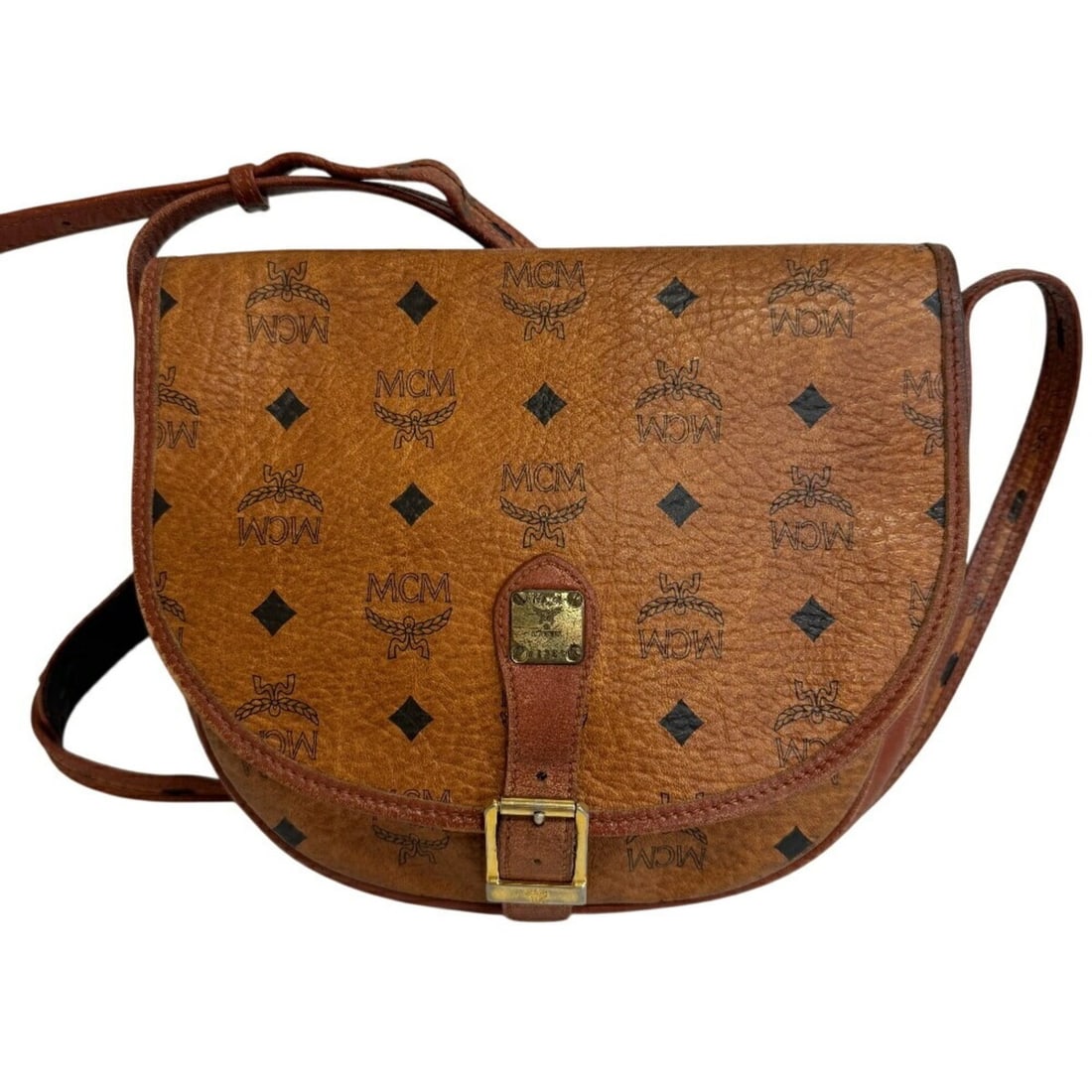 MCM Flap Belt Visetos Shoulder Bag, Brown, Women's: --- Catalog ---Category: SizeSize (HxWxD): 21cm x 24.5cm x 3cm / 8.26'' x 9.64'' x 1.18''Strap Length: 52cm / 20.47''Category: DesignType: Shoulder bagColor: Black, BrownGender: WomenSeason: VintageMa