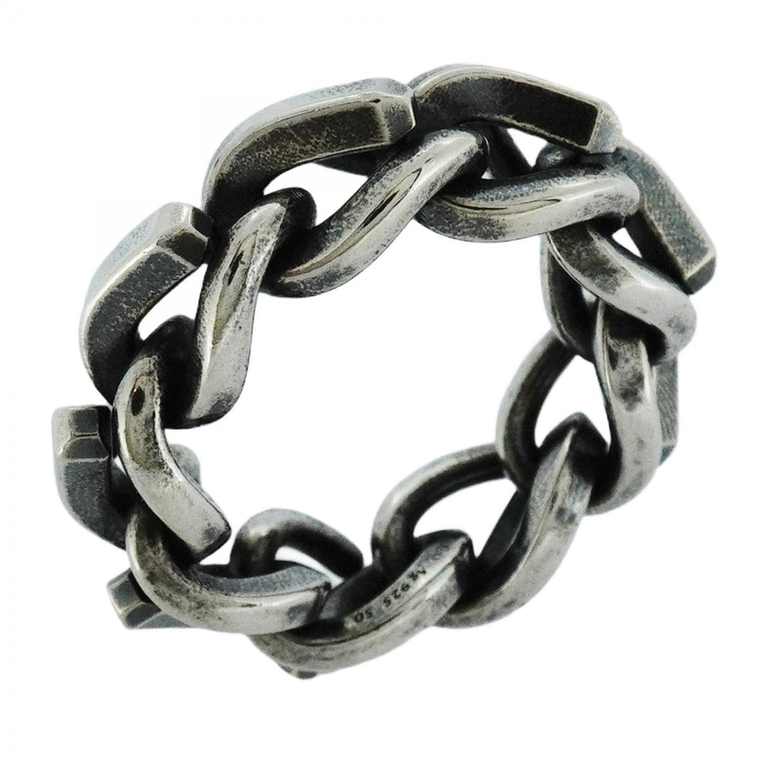 Tiffany Forged Silver 925 Ring, Size 13.5, Women's (1 of 10)