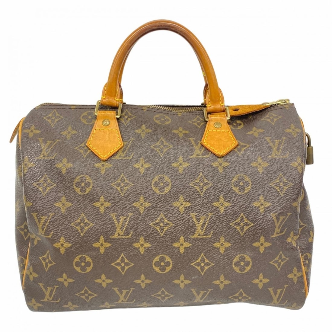 Louis Vuitton Monogram Speedy 30 Handbag M41108 Brown Women's (1 of 13)