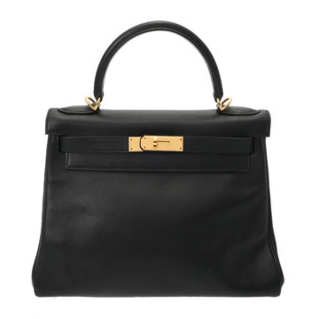 HERMES Kelly Moo 28 Black ?D Stamp (circa 1974) Women's Veau Gulliver Handbag AB Rank Pre-owned: --- Catalog ---Category: SizeSize (HxWxD): 22cm x 28cm x 11cm / 8.66'' x 11.02'' x 4.33''Strap Length: 90cm / 35.43''Category: DesignType: HandbagColor: BlackGender: WomenMaterial: Gulliver leather Ca