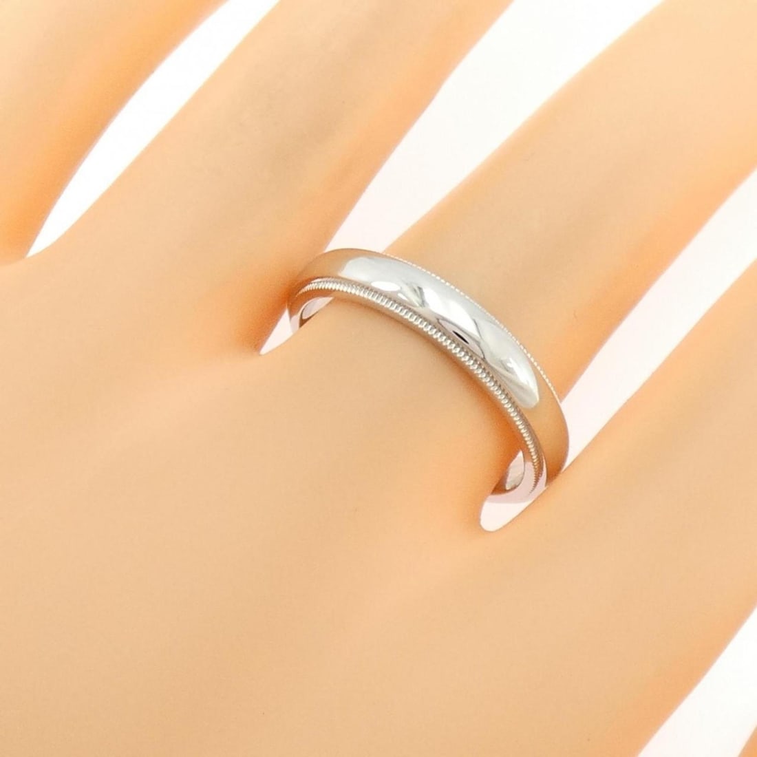 Tiffany Milgrain Ring - 4