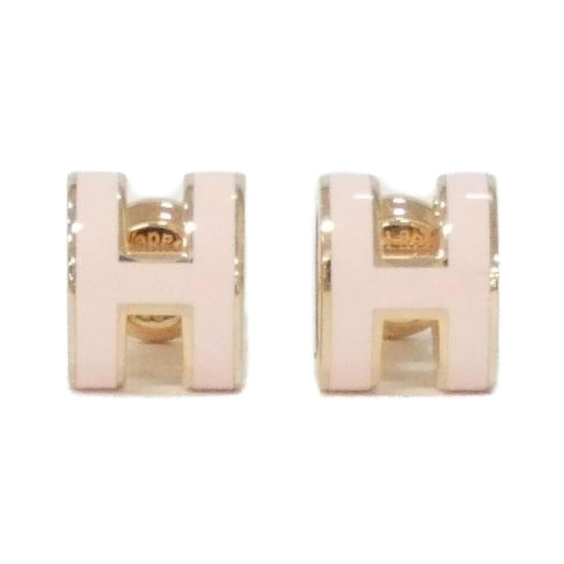 Hermes Pop Ash MINI 608002FO Earrings: --- Catalog ---Category: SizeSize (HxWxD): 9.00mm x 7.00mm / 0.35'' x 0.28''Category: DesignType: Stud earringsColor: Rose drageeGender: WomenMaterial: Palladium, Rose goldCategory: GeneralMPN: 608002