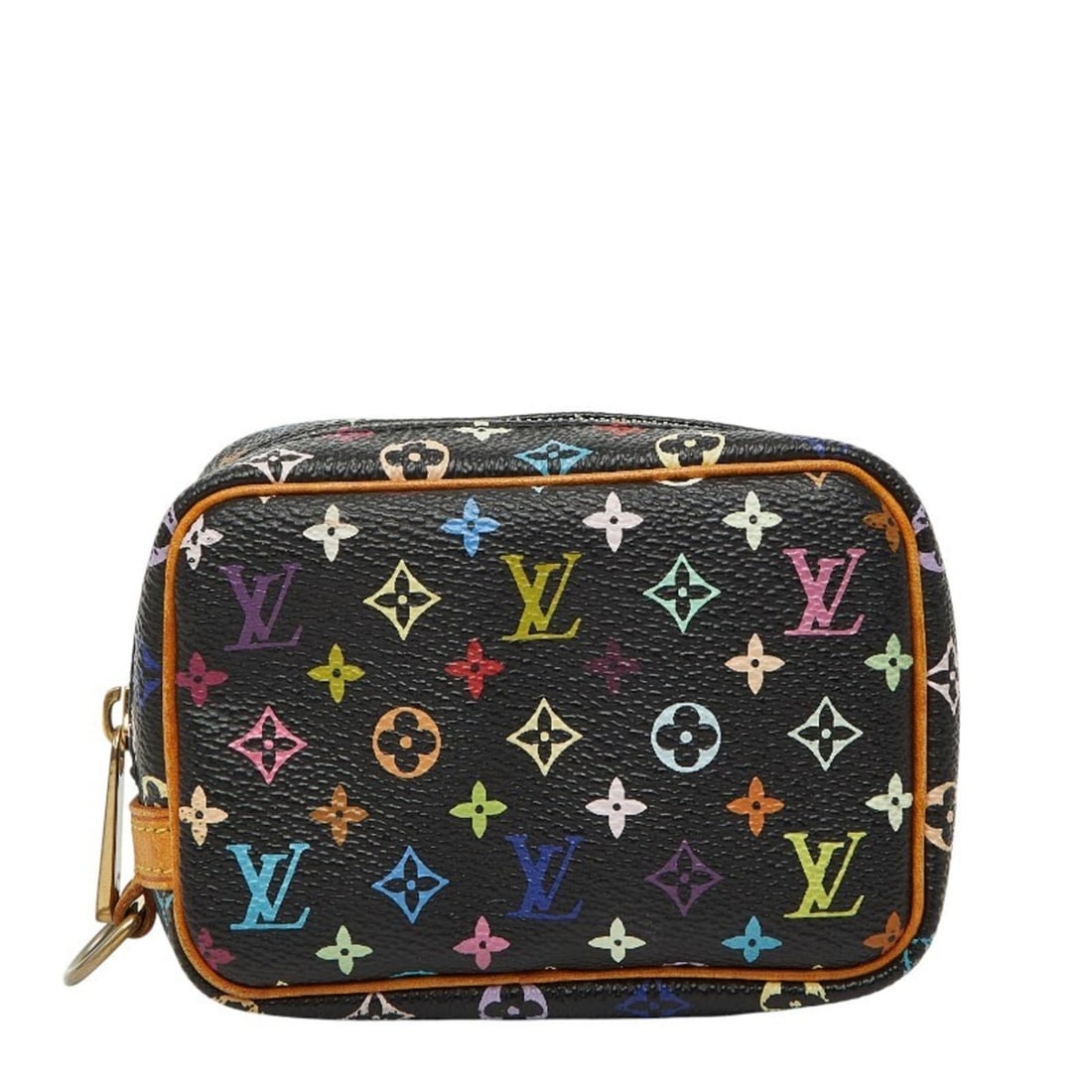 Louis Vuitton Monogram Multicolore Truth Wapiti Pouch M58034 in Black and Multicolored Leather for: --- Catalog ---Category: SizeSize (HxWxD): 8cm x 11cm x 5cm / 3.14'' x 4.33'' x 1.96''Category: DesignType: PouchColor: Black, Multi-colorGender: WomenMaterial: PVC , Leather Category: GeneralMPN: M58