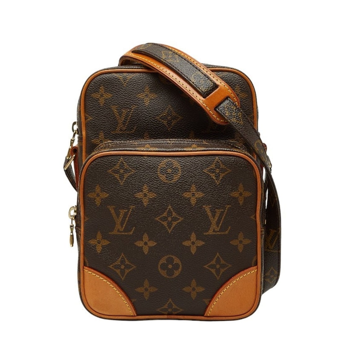 Louis Vuitton Monogram Amazon Crossbody Shoulder Bag M45236 Brown Leather Women's LOUIS VUITTON (1 of 12)