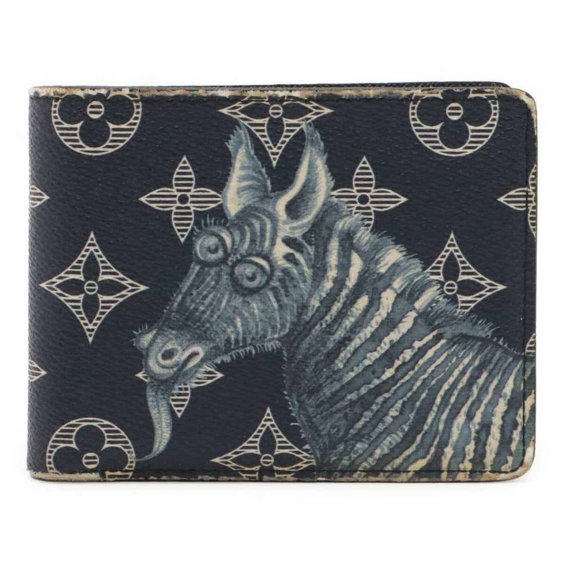 LOUIS VUITTON Monogram Savannah Multiple Portefeuille, Uncle Chapman Brothers Collaboration, Zebra: --- Catalog ---Category: SizeSize (HxWxD): 9cm x 12cm / 3.54'' x 4.72''Category: DesignType: Wallet (bi-fold)Color: Ancre, MonogramGender: MenMaterial: Monogram Category: GeneralBrand: Louis Vuitton--