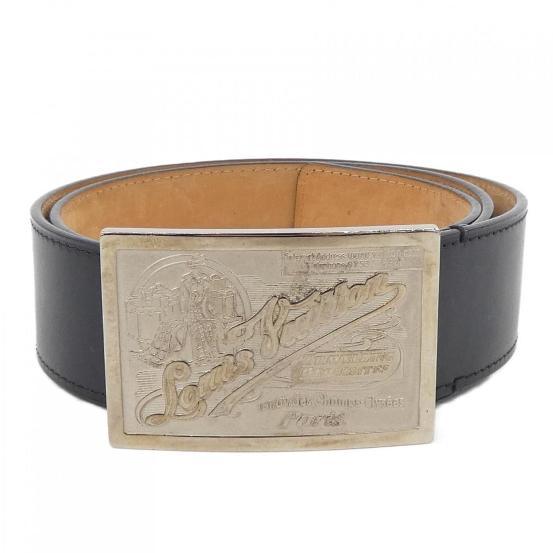 Louis Vuitton Santur Jeans M6812 Belt: --- Catalog ---Category: SizeSize: 95Width: 4.5cm / 1.77''Length: 91cm - 101.5cm / 35.82'' - 39.96''Category: DesignType: Standard beltColor: BlackGender: MenEmbellishment: AbrasionCategory: GeneralLi