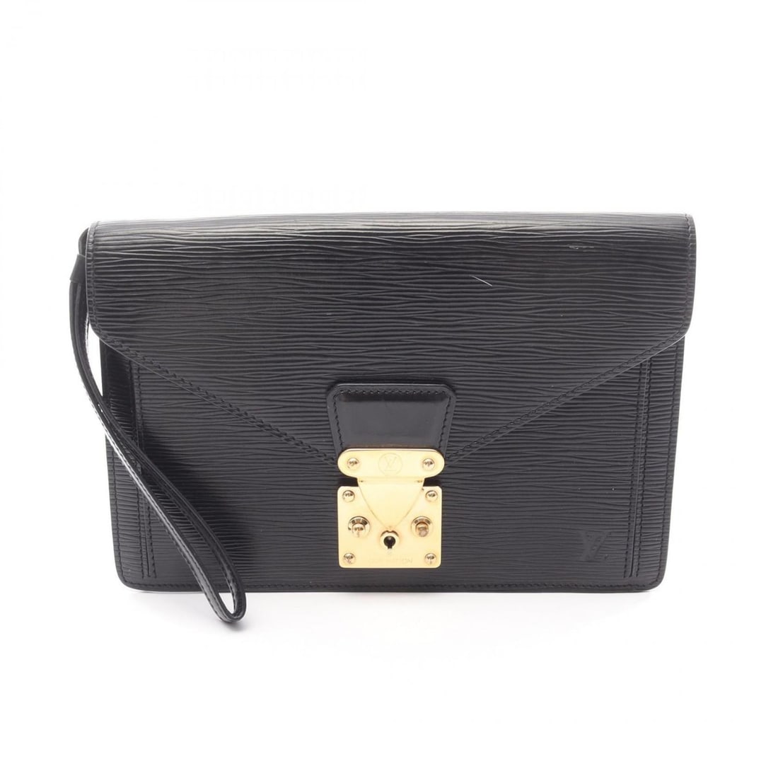 Louis Vuitton Serie Dragonne Second Bag/Clutch Bag, Leather Epi Leather, Black, Men's/Women's,: --- Catalog ---Category: SizeSize (HxWxD): 18cm x 26cm x 7cm / 7.08'' x 10.23'' x 2.75''Category: DesignType: Clutch bagColor: Black, NoirGender: Men,WomenMaterial: Epi leather Category: GeneralMPN: M