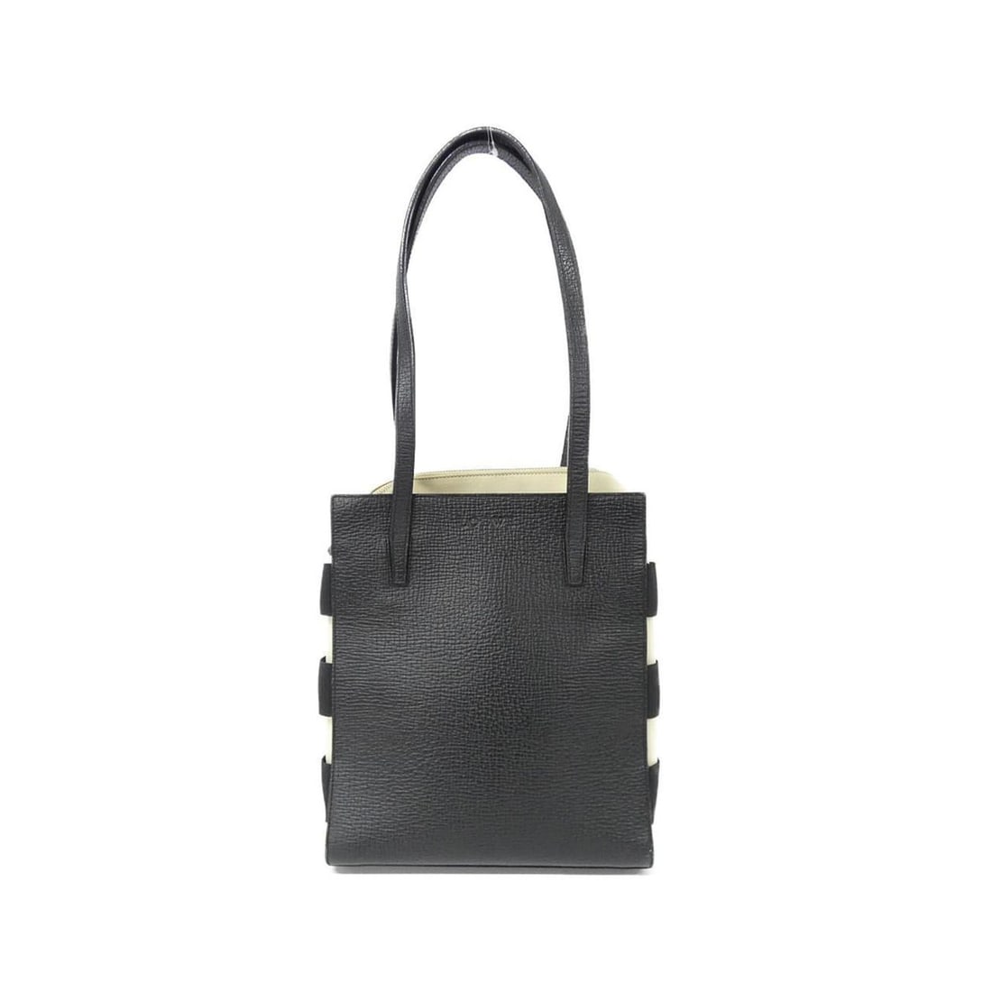 Loewe shoulder bag: --- Catalog ---Category: SizeSize (HxWxD): 27cm x 24cm x 8cm / 10.62'' x 9.44'' x 3.14''Category: DesignType: Shoulder bagColor: Black, Light beigeGender: WomenMaterial: Leather , Nylon Hardware