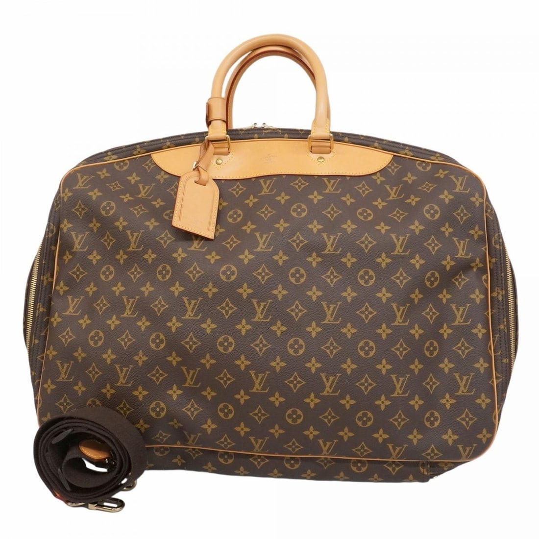 Louis Vuitton Monogram Alize Trois Poche Boston Bag M41391 Brown for Men and Women (1 of 19)