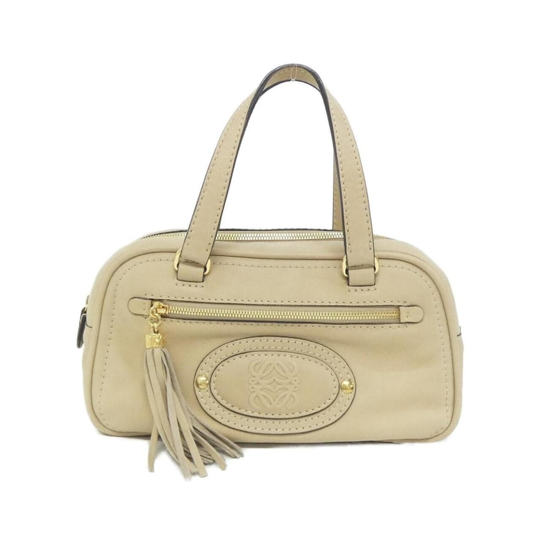 Loewe 322 75 005 handbag: --- Catalog ---Category: SizeWeight: 500g / 1.1lb.Size (HxWxD): 15cm x 28cm x 10cm / 5.9'' x 11.02'' x 3.93''Handle Length: 34cm / 13.38''Category: DesignType: HandbagColor: BeigeGender: WomenMaterial