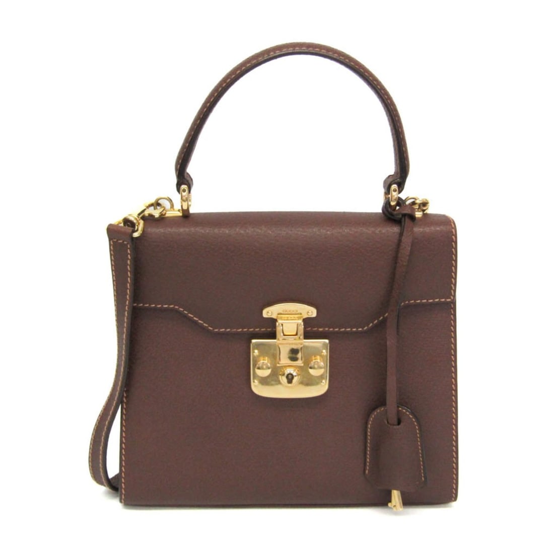 Gucci Lady Rock 000 110 0211 Women's Leather Handbag,Shoulder Bag Brown (1 of 20)