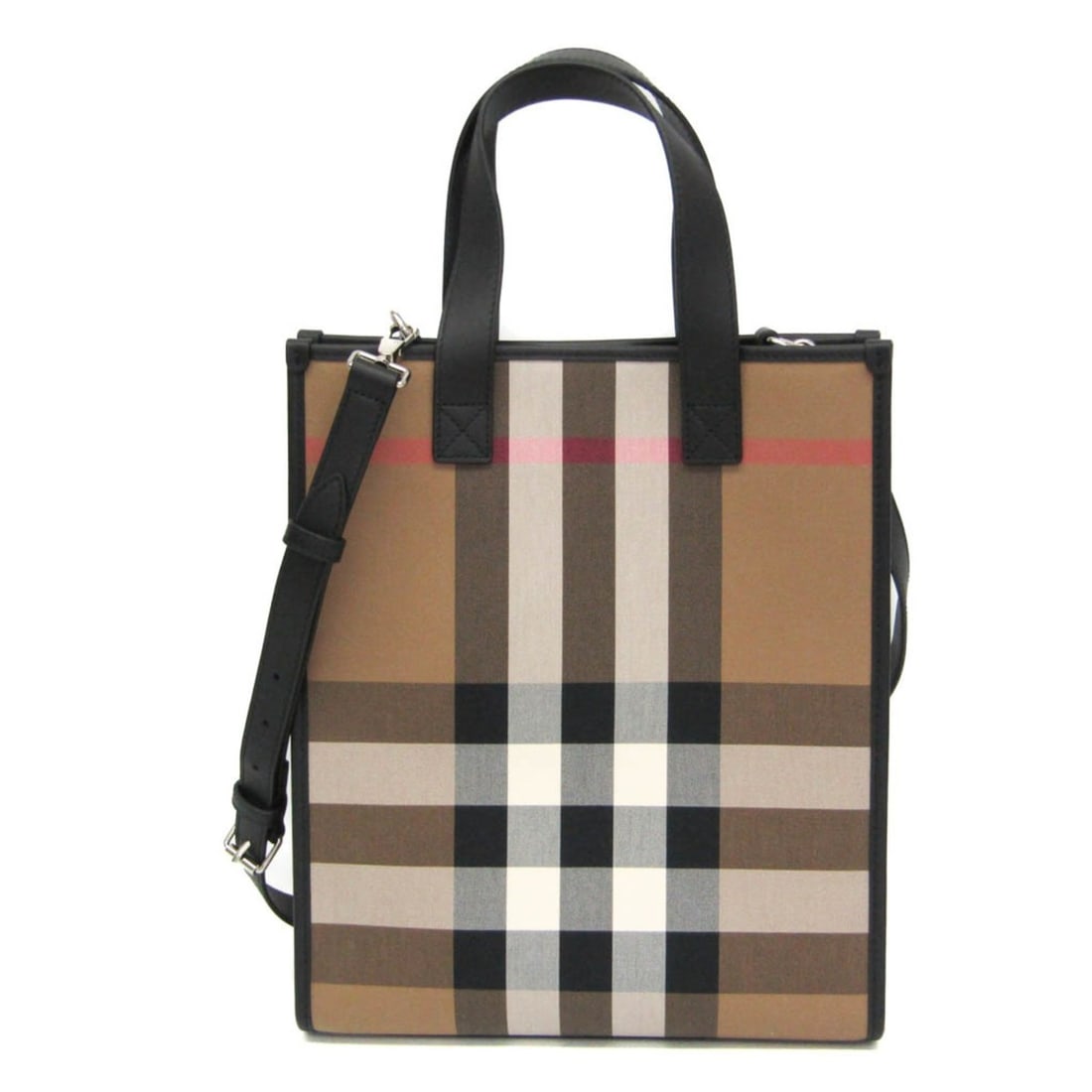 Burberry Book Tote 80845521 Men,Women Cotton Canvas,Leather Shoulder Bag,Tote Bag Beige,Black: --- Catalog ---Category: SizeHandle Drop: 12.50cm / 4.92''Size (HxWxD): 32cm x 26cm x 10.5cm / 12.59'' x 10.23'' x 4.13''Strap Length: 98.5cm - 108.5cm / 38.77'' - 42.71''Handle Length: 35cm / 13.77''