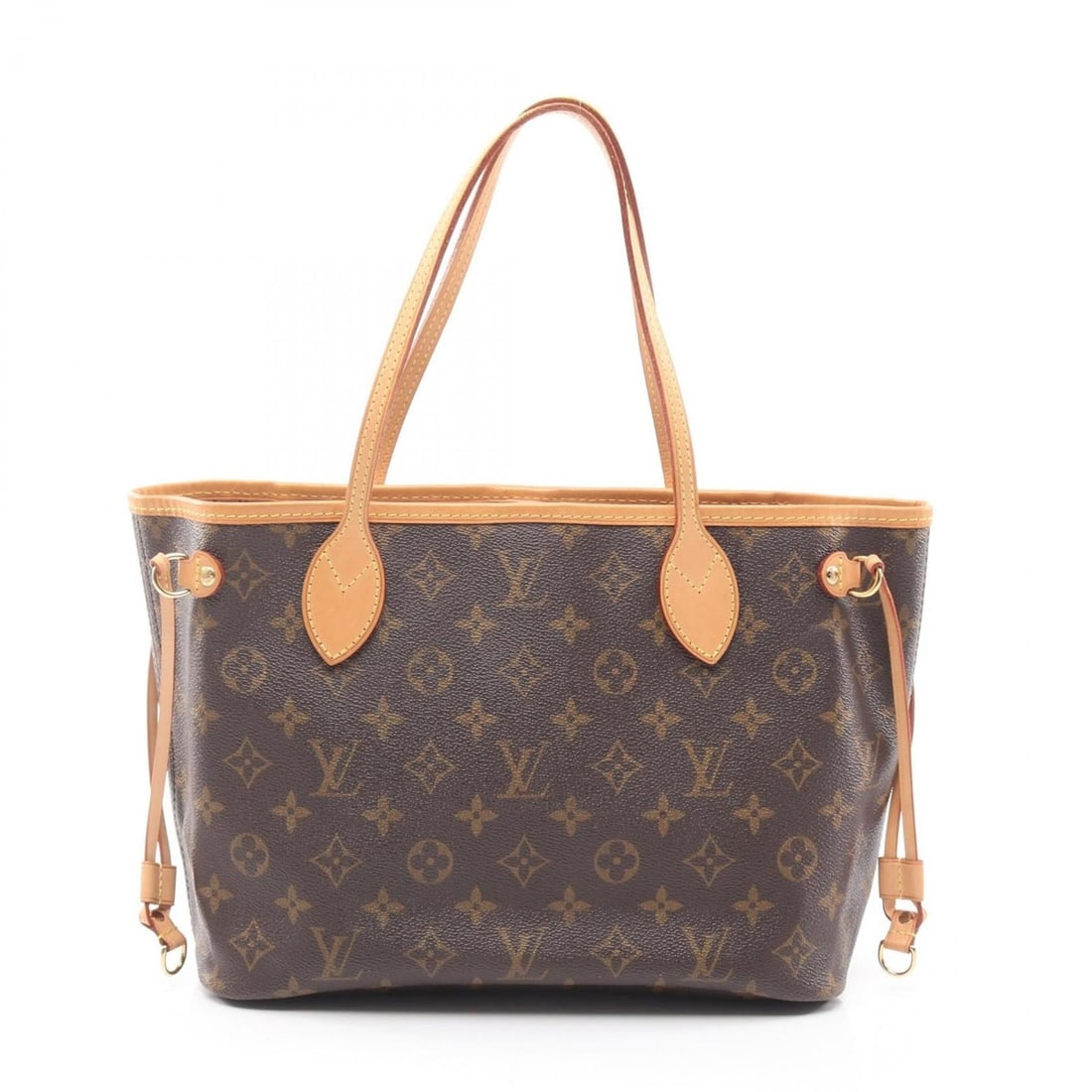 Louis Vuitton Neverfull PM Tote Bag, Coated Canvas and Leather, Monogram, Women's, Brown, M40155 (1 of 19)