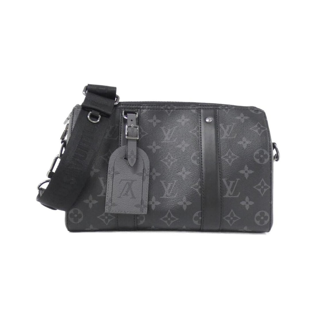 Louis Vuitton Monogram Eclipse Reverse City Keepall M45936 Shoulder Bag: --- Catalog ---Category: SizeSize (HxWxD): 17cm x 27cm x 13cm / 6.69'' x 10.62'' x 5.11''Category: DesignType: Shoulder bagColor: BlackGender: Women,MenMaterial: Coated canvas Category: GeneralMPN: M4