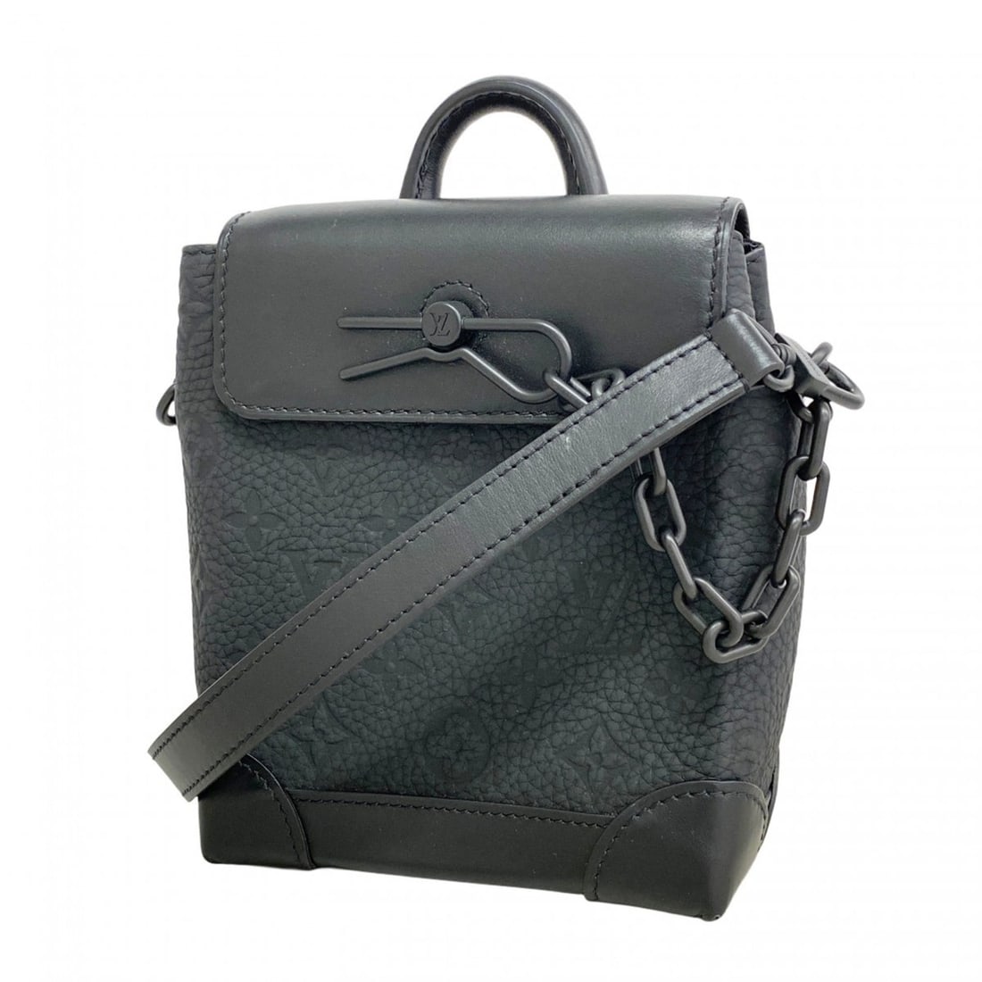 Louis Vuitton Monogram Taurillon Nano Steamer Shoulder Bag M82772 Black Men's: --- Catalog ---Category: SizeSize (HxWxD): 18.5cm x 15cm x 6.5cm / 7.28'' x 5.9'' x 2.55''Category: DesignType: Shoulder bagColor: BlackGender: MenCategory: GeneralMPN: M82772Brand: Louis Vuitton---