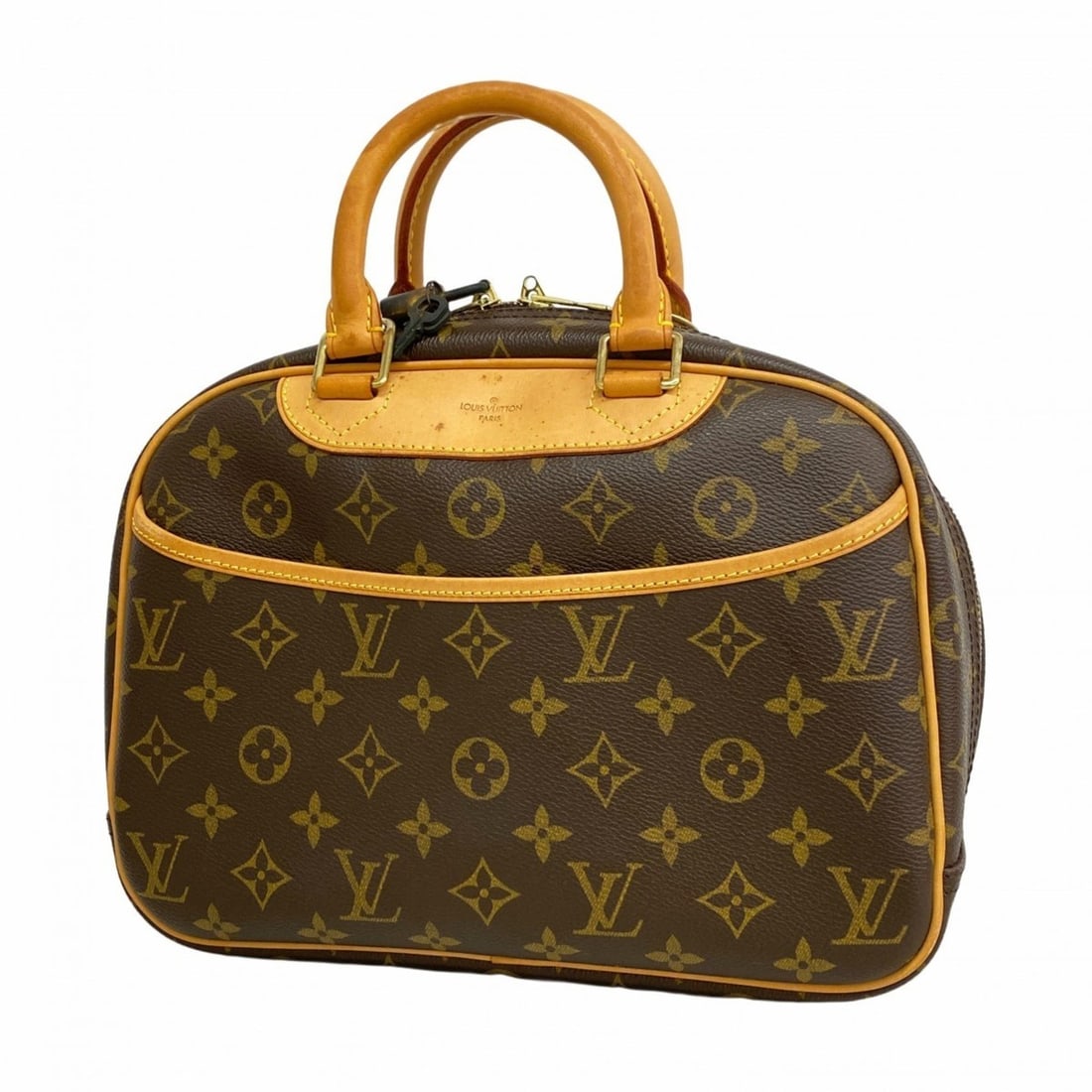 Louis Vuitton Monogram Trouville Handbag M42228 Brown Women's: --- Catalog ---Category: SizeSize (HxWxD): 21cm x 28cm x 10cm / 8.26'' x 11.02'' x 3.93''Category: DesignType: HandbagColor: BrownGender: WomenCategory: GeneralMPN: M42228Brand: Louis Vuitton--- Item