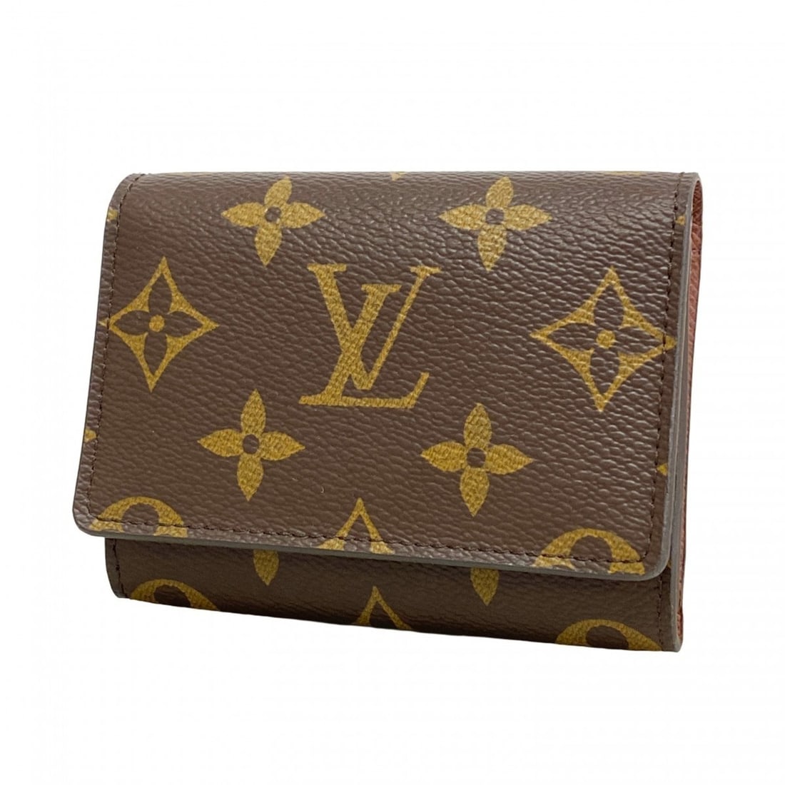 Louis Vuitton Monogram Envelope Carte de Visite Business Card Case M62920 Brown Men's/Women's (1 of 10)