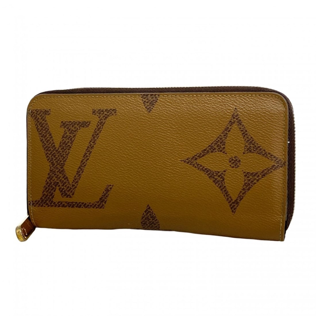 Louis Vuitton Monogram Giant Reverse Zippy Wallet M69353 Brown Men's and Women's (1 of 14)
