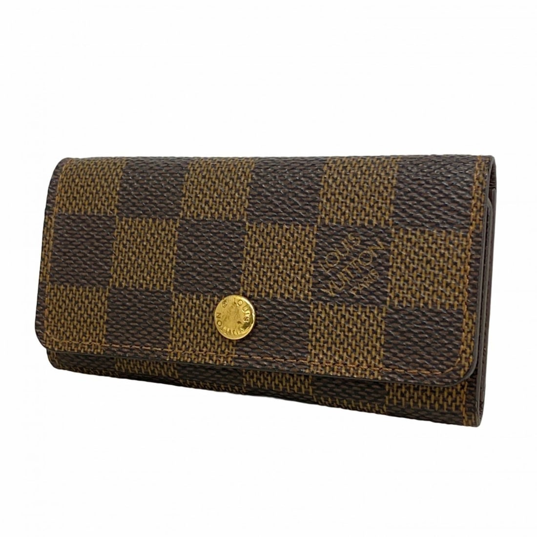 Louis Vuitton Damier Multicle 4 Ebene Key Case N62631 for Men and Women: --- Catalog ---Category: DesignType: KeycaseColor: EbeneGender: Men,WomenCategory: GeneralMPN: N62631Brand: Louis VuittonCategory: Physical PropertiesSize (HxWxD): 5.5cm x 10.5cm x 1.5cm / 2.16'' x