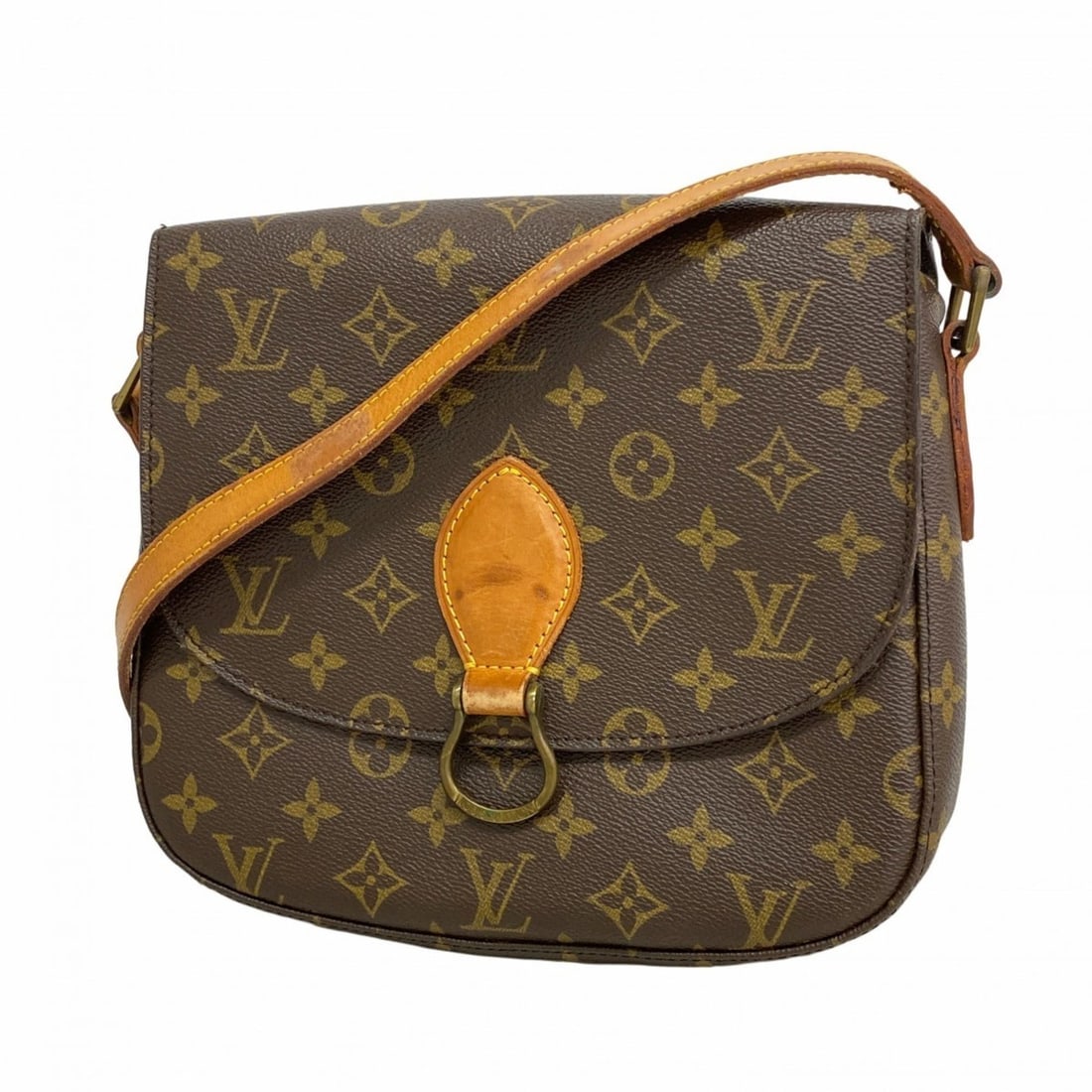 Louis Vuitton Monogram Saint-Cloud GM Shoulder Bag M51242 Brown Women's: --- Catalog ---Category: SizeSize (HxWxD): 22cm x 24cm x 6.5cm / 8.66'' x 9.44'' x 2.55''Category: DesignType: Shoulder bagColor: BrownGender: WomenCategory: GeneralMPN: M51242Brand: Louis Vuitton---