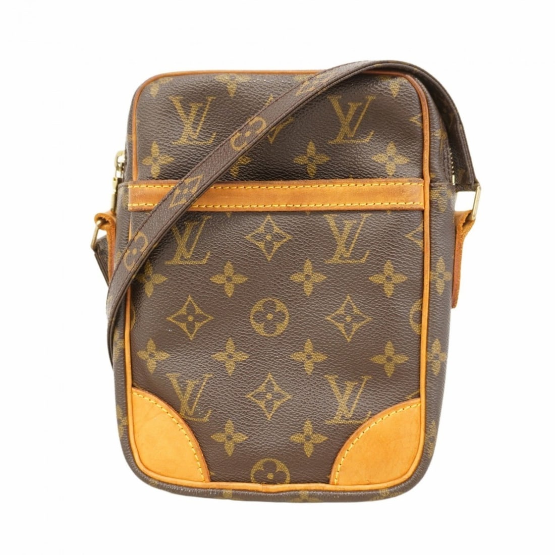 Louis Vuitton Monogram Danube Shoulder Bag M45266 Brown Women's: --- Catalog ---Category: SizeSize (HxWxD): 21cm x 15cm x 4.5cm / 8.26'' x 5.9'' x 1.77''Category: DesignType: Shoulder bagColor: BrownGender: WomenCategory: GeneralMPN: M45266Brand: Louis Vuitton---