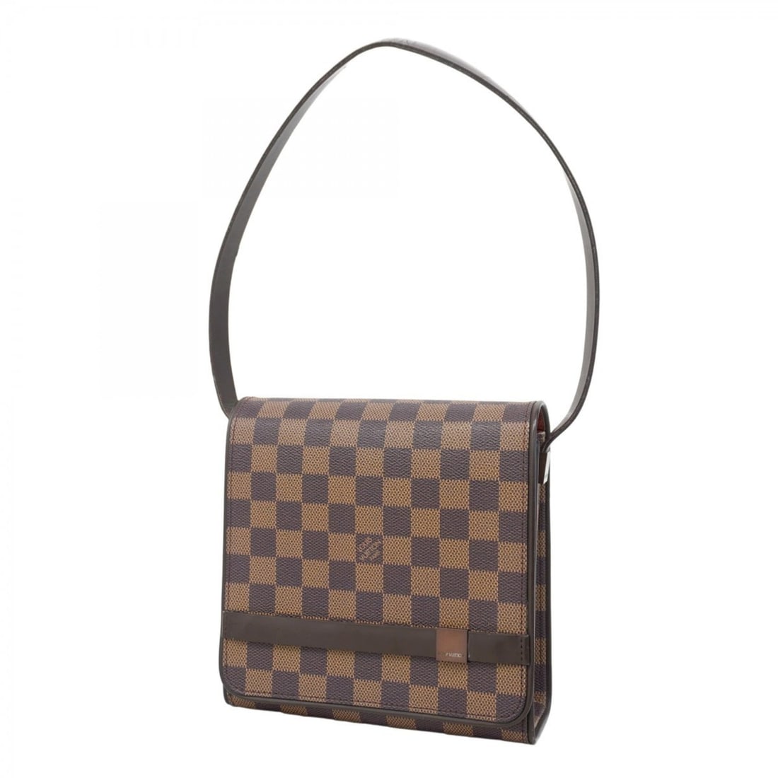 Louis Vuitton Damier Tribeca Mini Shoulder Bag N51162 Ebene for Women: --- Catalog ---Category: SizeSize (HxWxD): 19.5cm x 19cm x 7cm / 7.67'' x 7.48'' x 2.75''Category: DesignType: Shoulder bagColor: EbeneGender: WomenCategory: GeneralMPN: N51162Brand: Louis Vuitton---