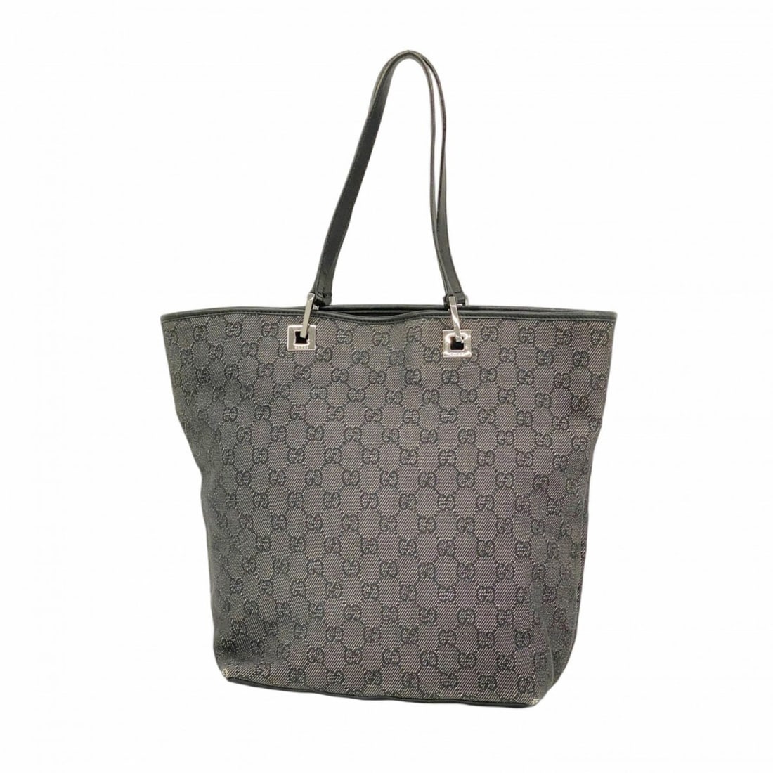 Gucci GG Canvas Tote Bag 31243 Black Women's (1 of 17)
