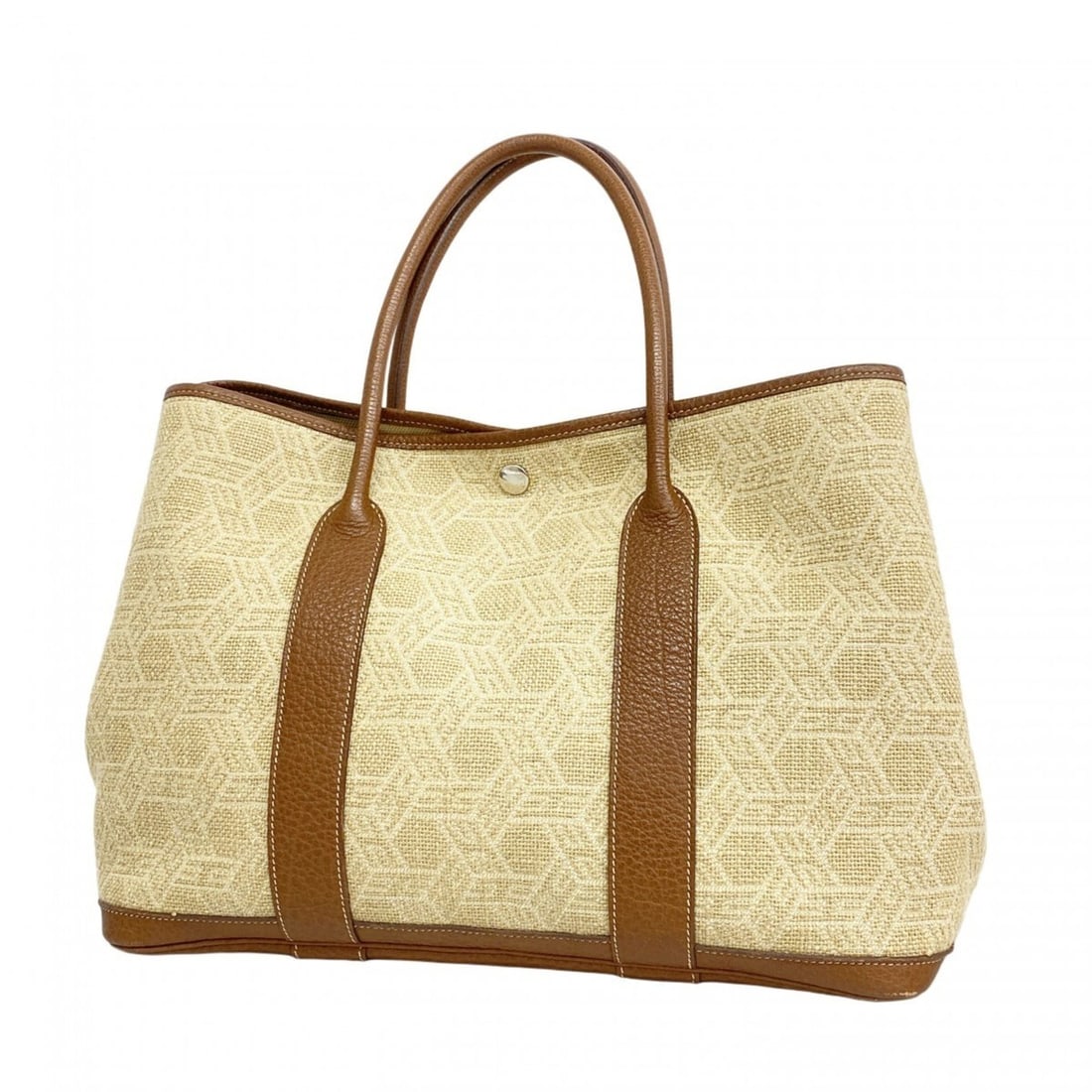 Hermes Hermès Garden PM Tote Bag, Toile Saucer H, Maroon, Size L, Women's: --- Catalog ---Category: SizeSize (HxWxD): 27cm x 36cm x 17.5cm / 10.62'' x 14.17'' x 6.88''Category: DesignType: Tote bagColor: MarronGender: WomenMaterial: Toile so H Hardware Color: SilverCategory: