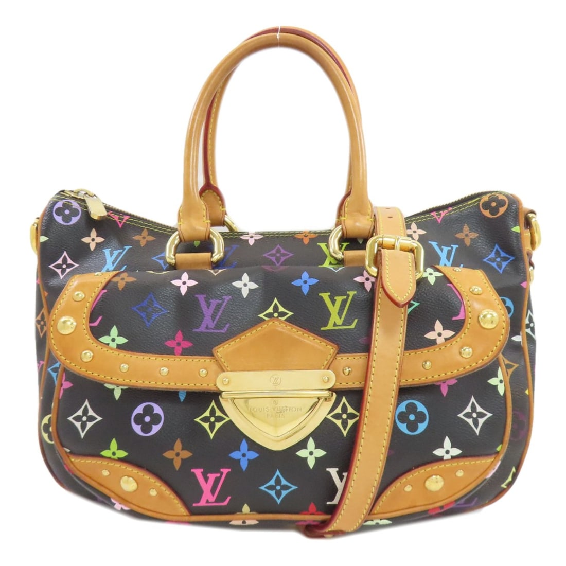 Louis Vuitton M40215 Rita Handbag Monogram Multicolor Canvas Women's LOUIS VUITTON (1 of 20)