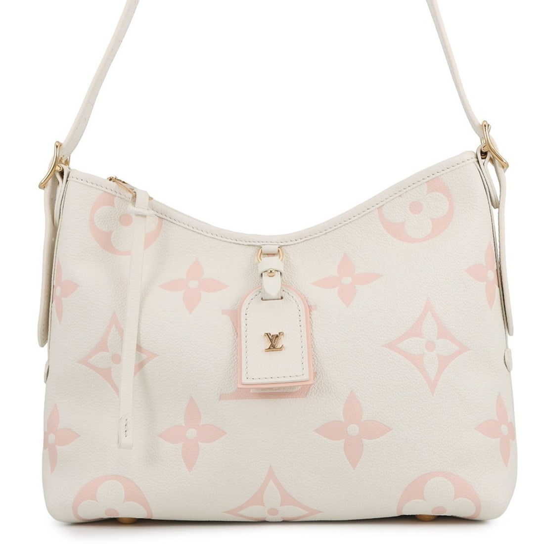 Louis Vuitton Bicolor Monogram Empreinte Carryall Zip Shoulder Bag NM PM M13231: --- Catalog ---Category: SizeWeight: 750g / 1.65lb.Size (HxWxD): 20cm x 29cm x 13cm / 7.87'' x 11.41'' x 5.11''Strap Length: 61cm - 97cm / 24.01'' - 38.18''Category: DesignType: Shoulder bagColor: Pin