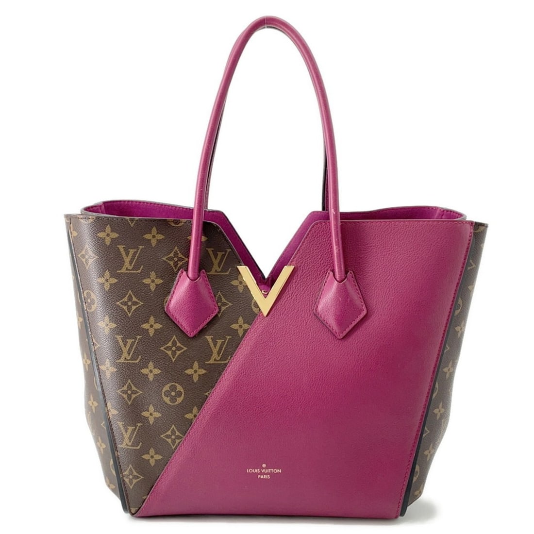 Louis Vuitton Monogram Calf Leather Kimono MM Tote Bag M40521 LOUIS VUITTON: --- Catalog ---Category: SizeWeight: 900g / 1.98lb.Size (HxWxD): 29cm x 40cm x 15cm / 11.41'' x 15.74'' x 5.9''Category: DesignType: Tote bagColor: PurpleGender: WomenMaterial: Monogram Hardware Color